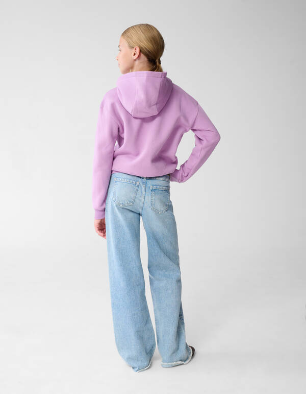 Rose Artwork Hoodie Paars SHOEBY GIRLS