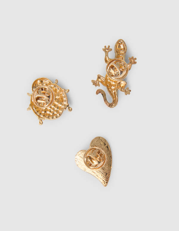 Ladybug Broche Set Paars SHOEBY ACCESSOIRES