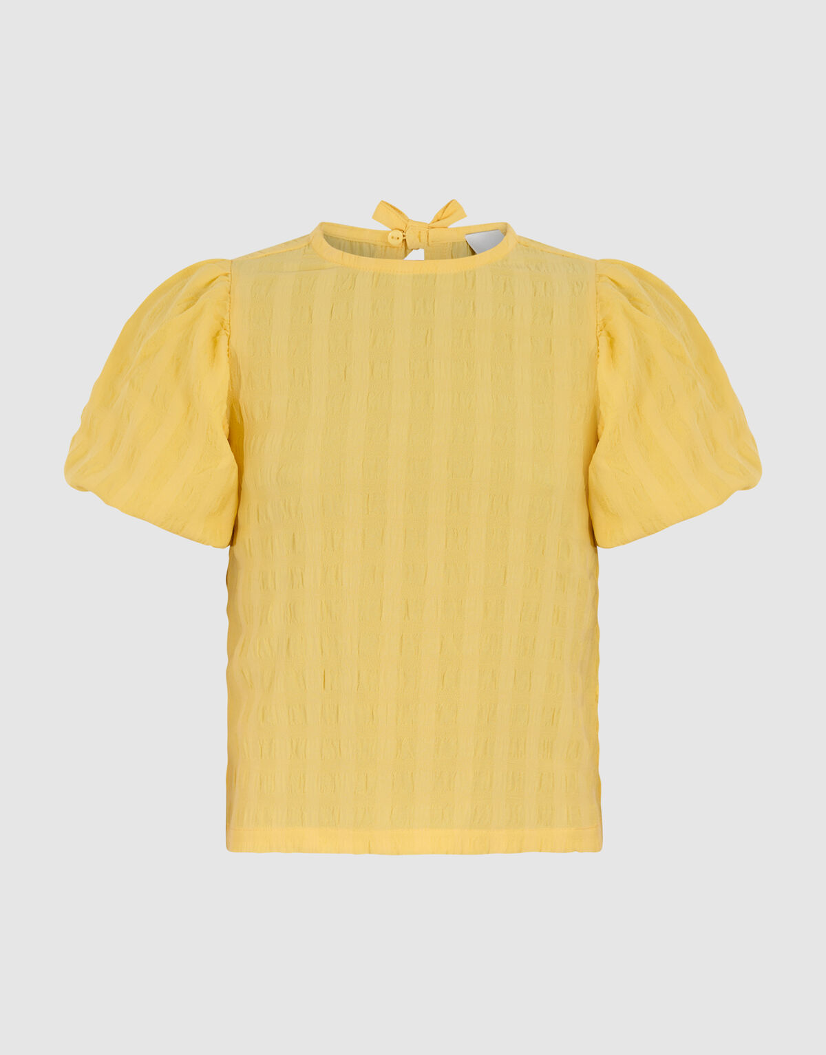 Crinkle Strik Top Lichtgeel SHOEBY GIRLS