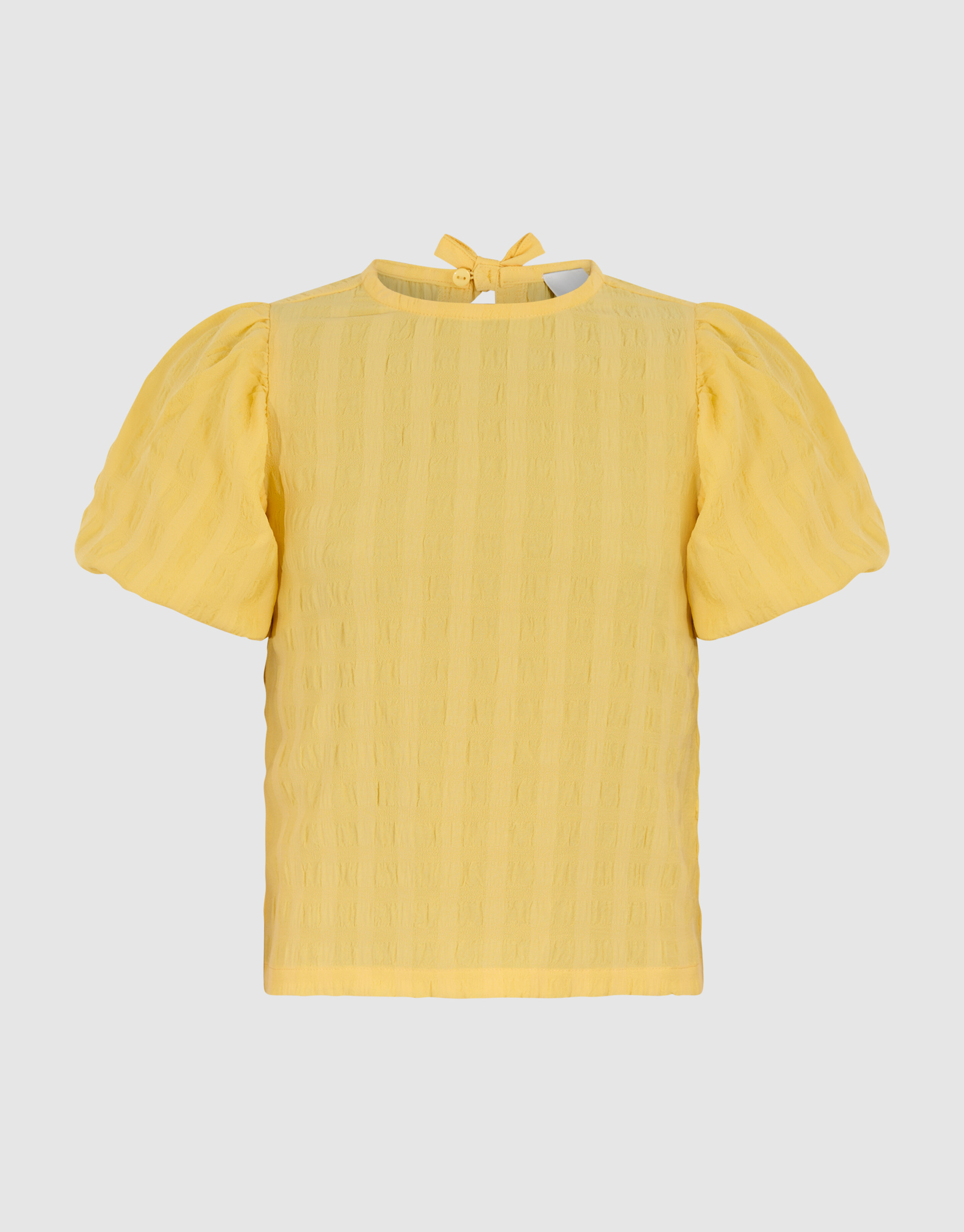 Crinkle Strik Top Lichtgeel SHOEBY GIRLS