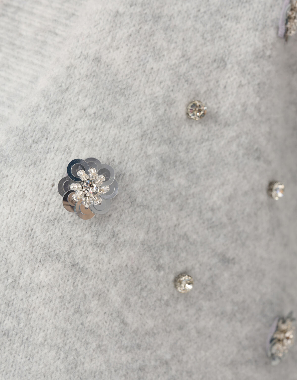 Strass Vest Grijs SHOEBY WOMEN