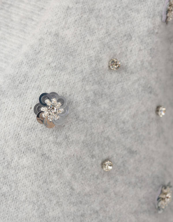 Strass Vest Grijs SHOEBY WOMEN
