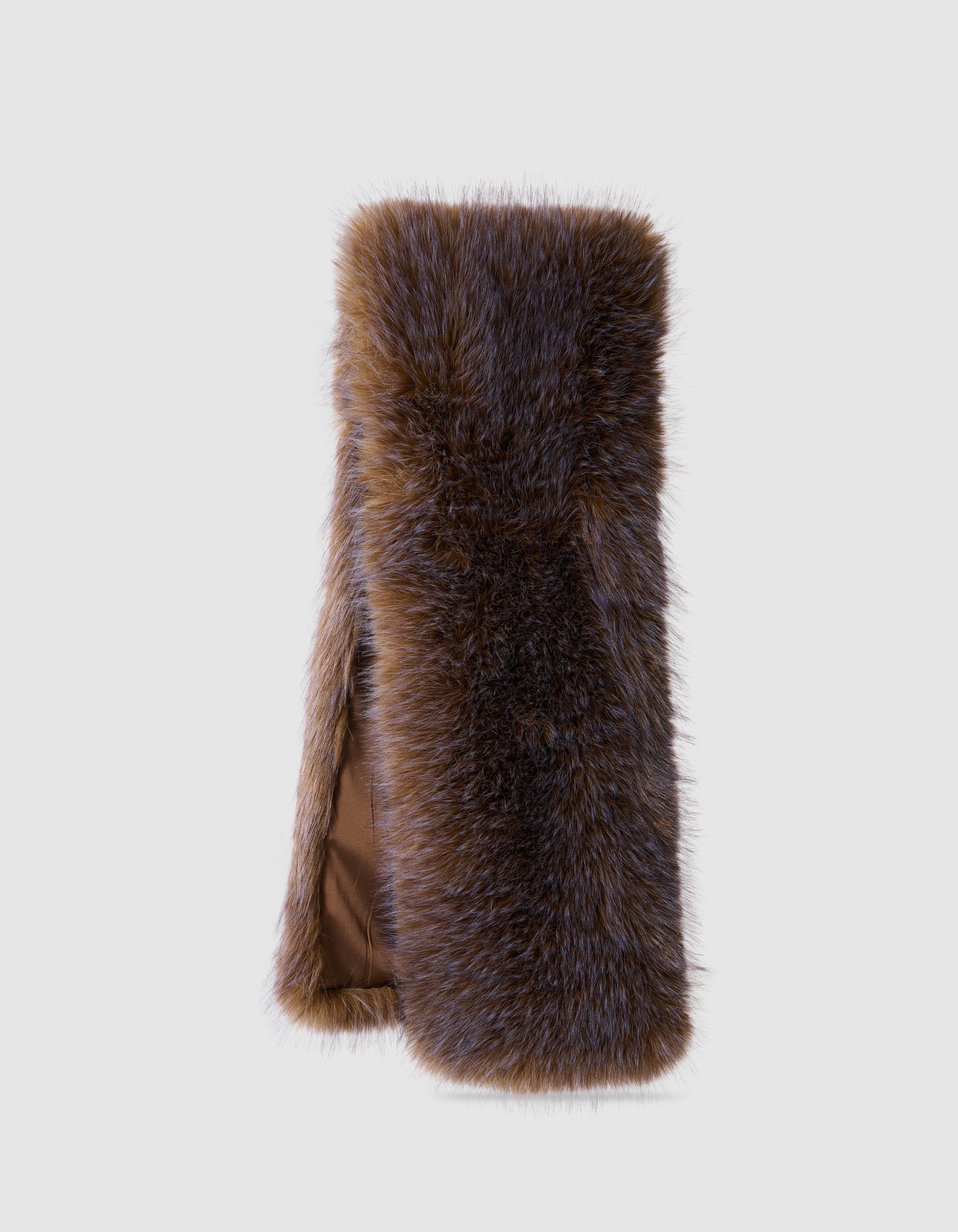 Faux Fur Sjaal Bruin By Mieke SHOEBY ACCESSOIRES