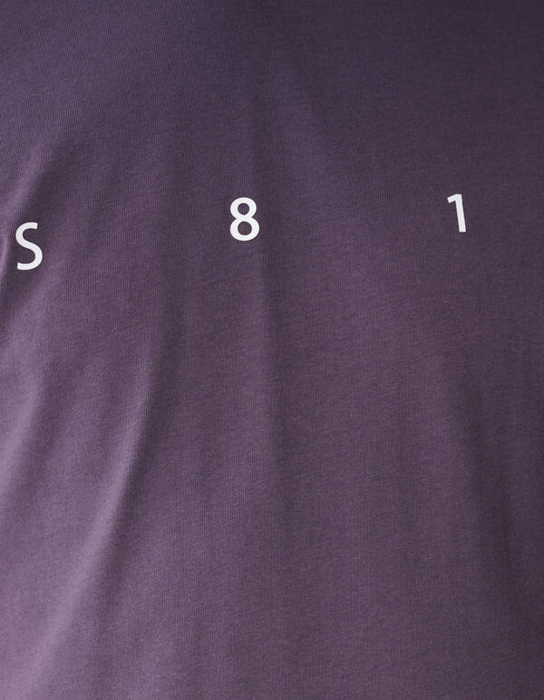 Minimal Artwork T-shirt Paars SHOEBY MEN