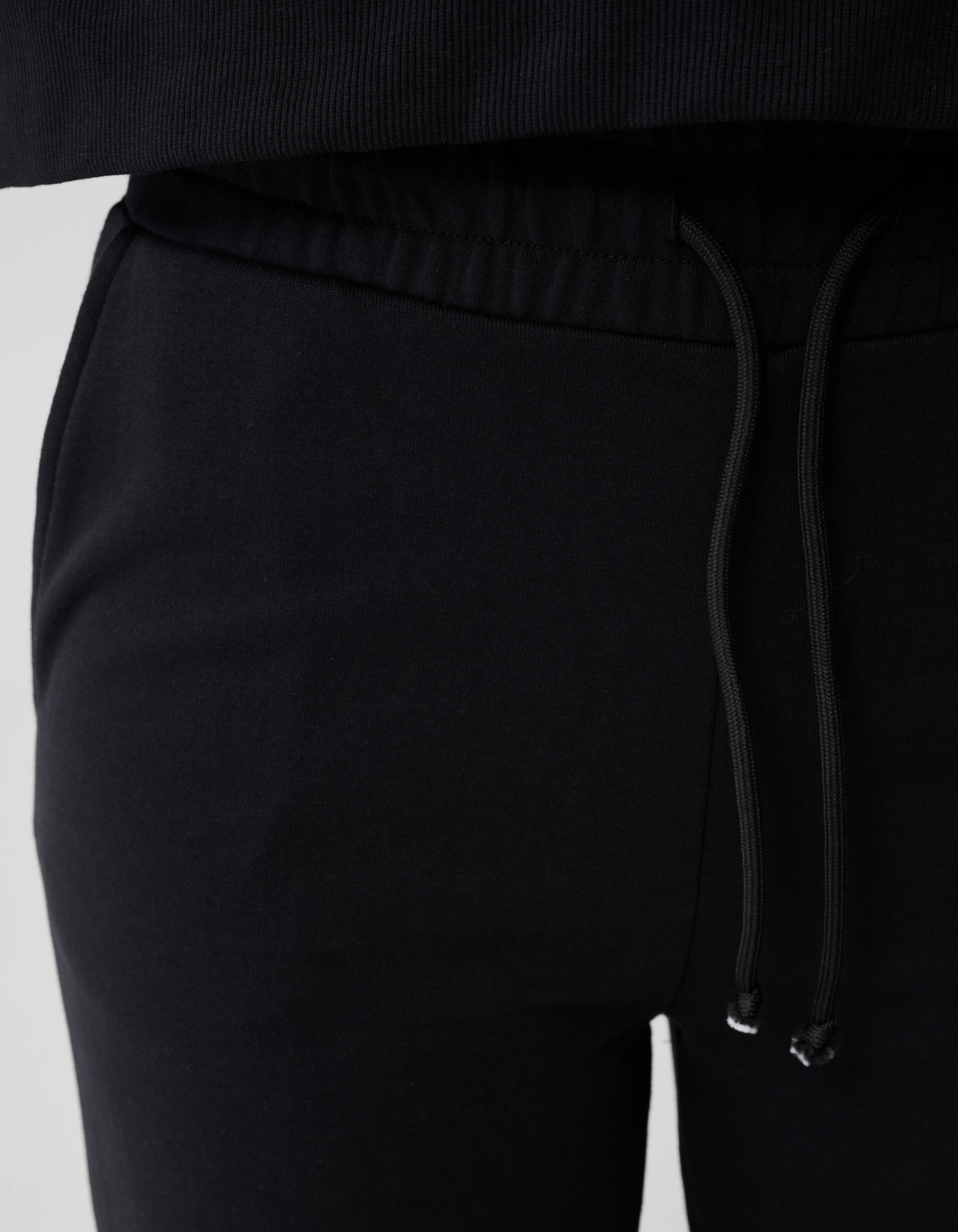 Wide Leg Jogger Broek Zwart SHOEBY WOMEN