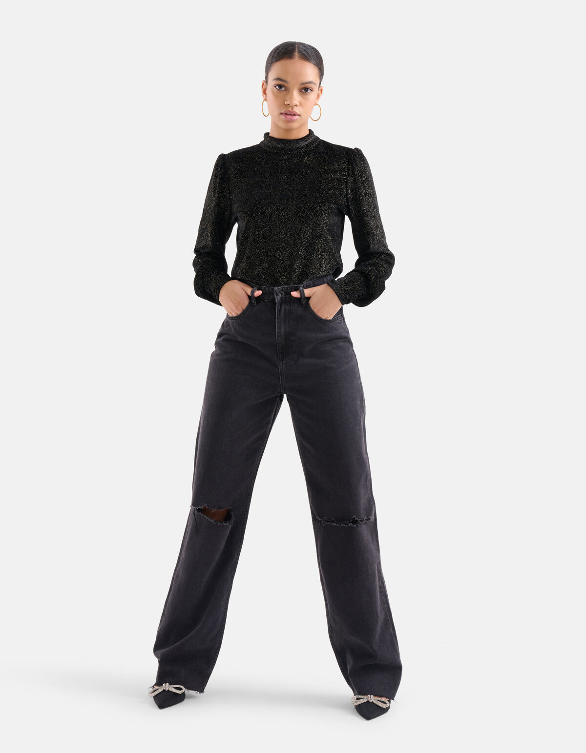 Glitter Top Goud EKSEPT