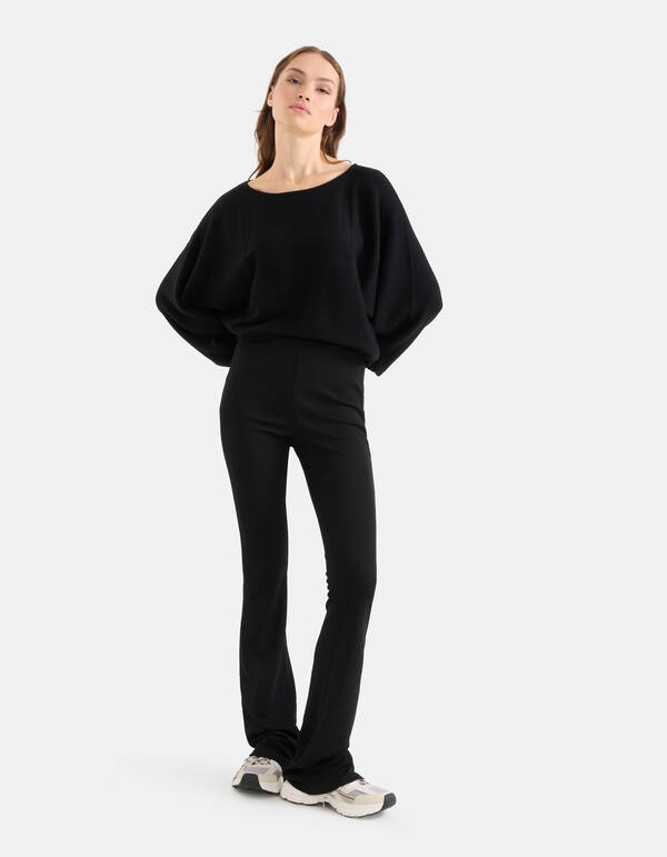 Flared Fit Legging Zwart SHOEBY WOMEN