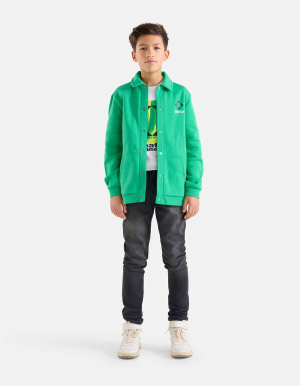 Printed Vest Groen SHOEBY BOYS