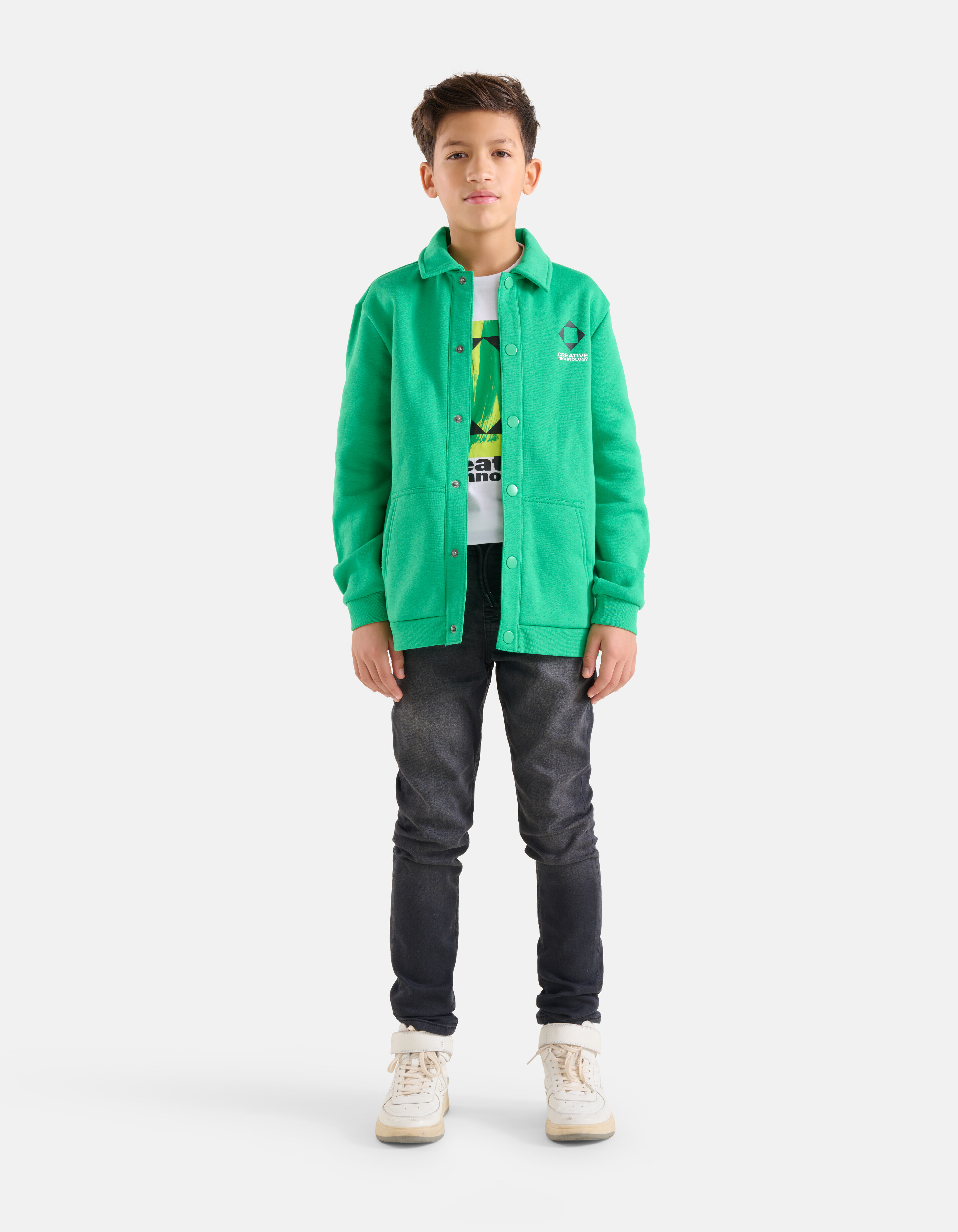 Printed Vest Groen SHOEBY BOYS