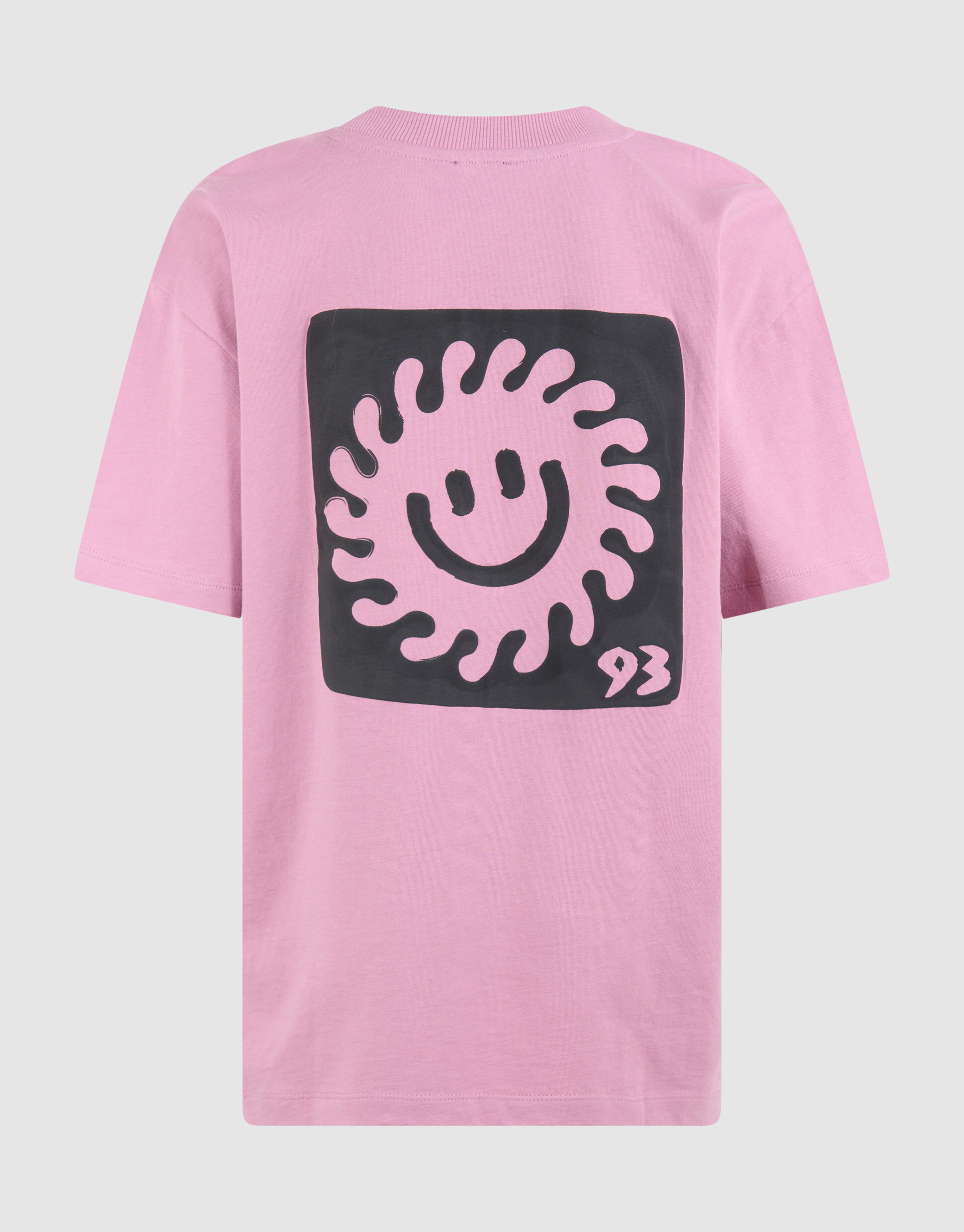 Smiley Sun Artwork T-shirt Roze SHOEBY BOYS