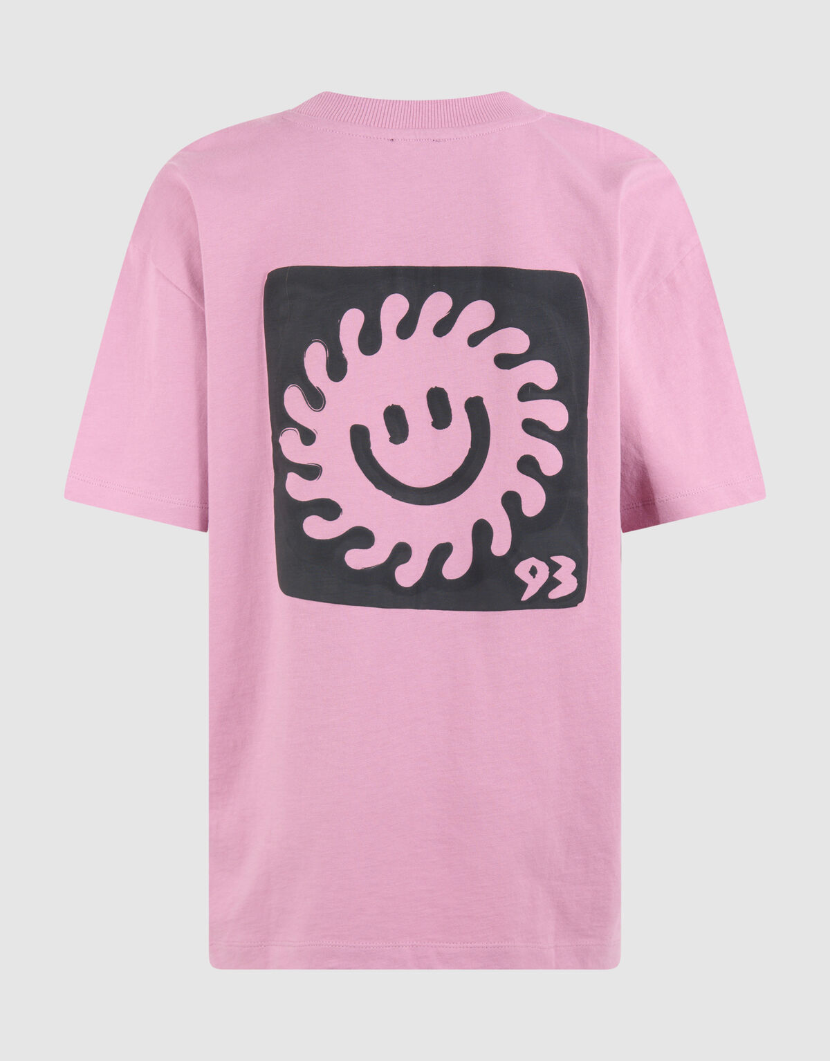 Smiley Sun Artwork T-shirt Roze SHOEBY BOYS