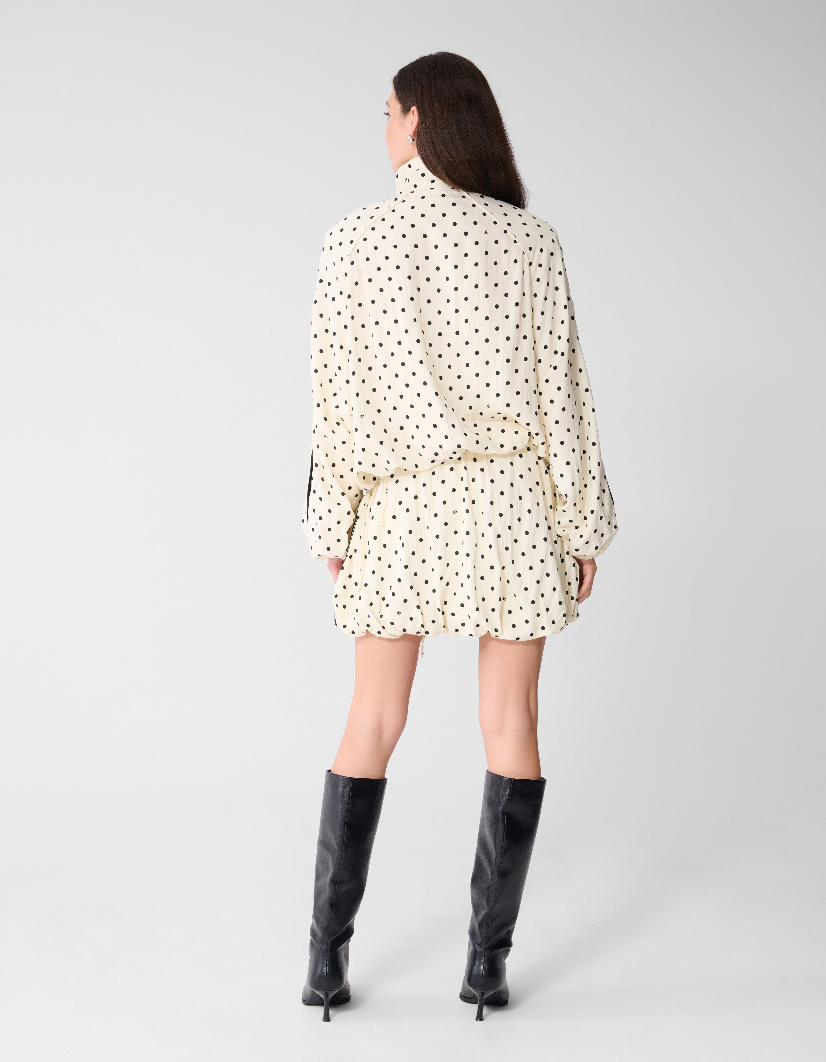 Oversized Polkadot Jack Gebroken Wit SHOEBY WOMEN