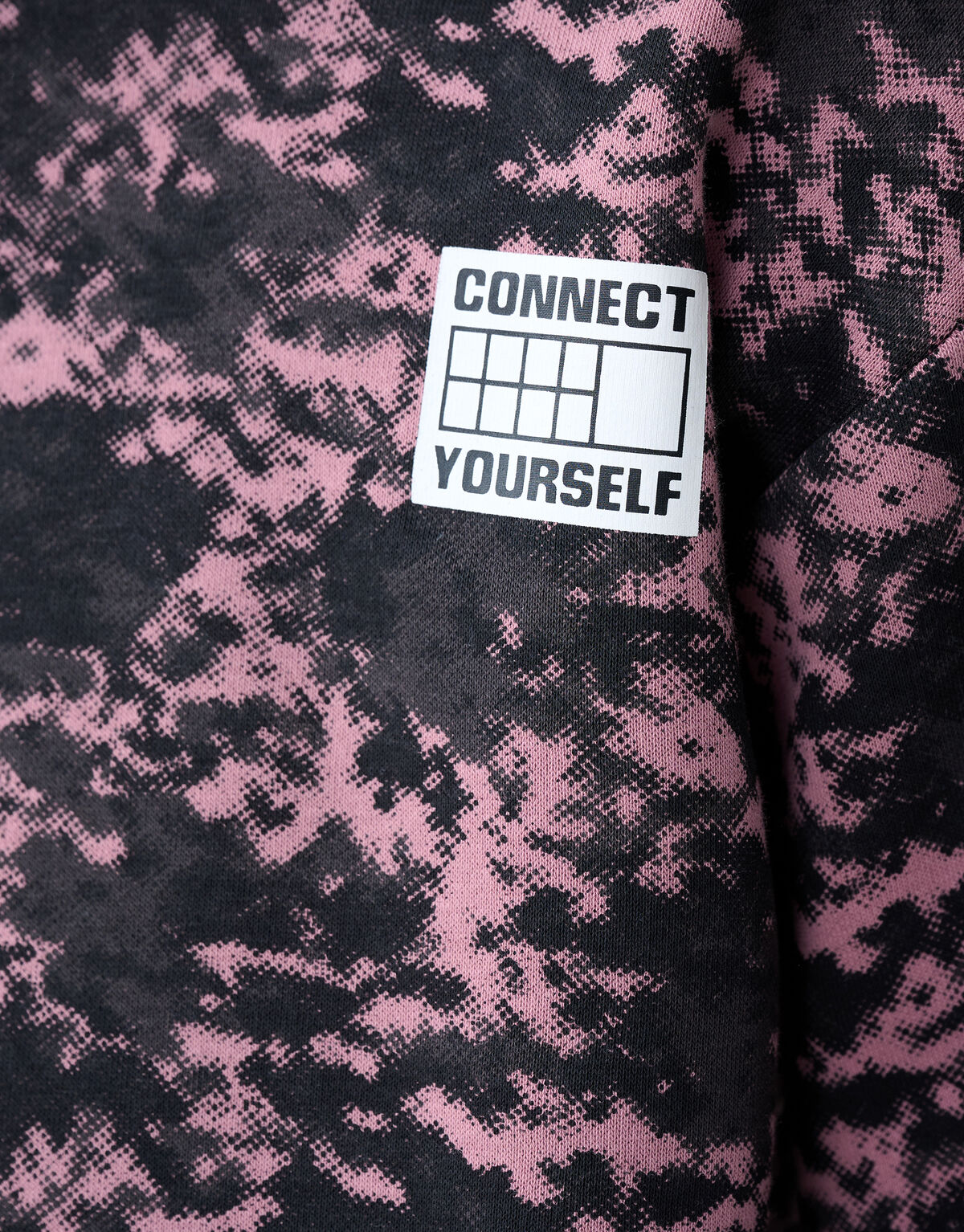Printed Hoodie Donkerroze SHOEBY BOYS