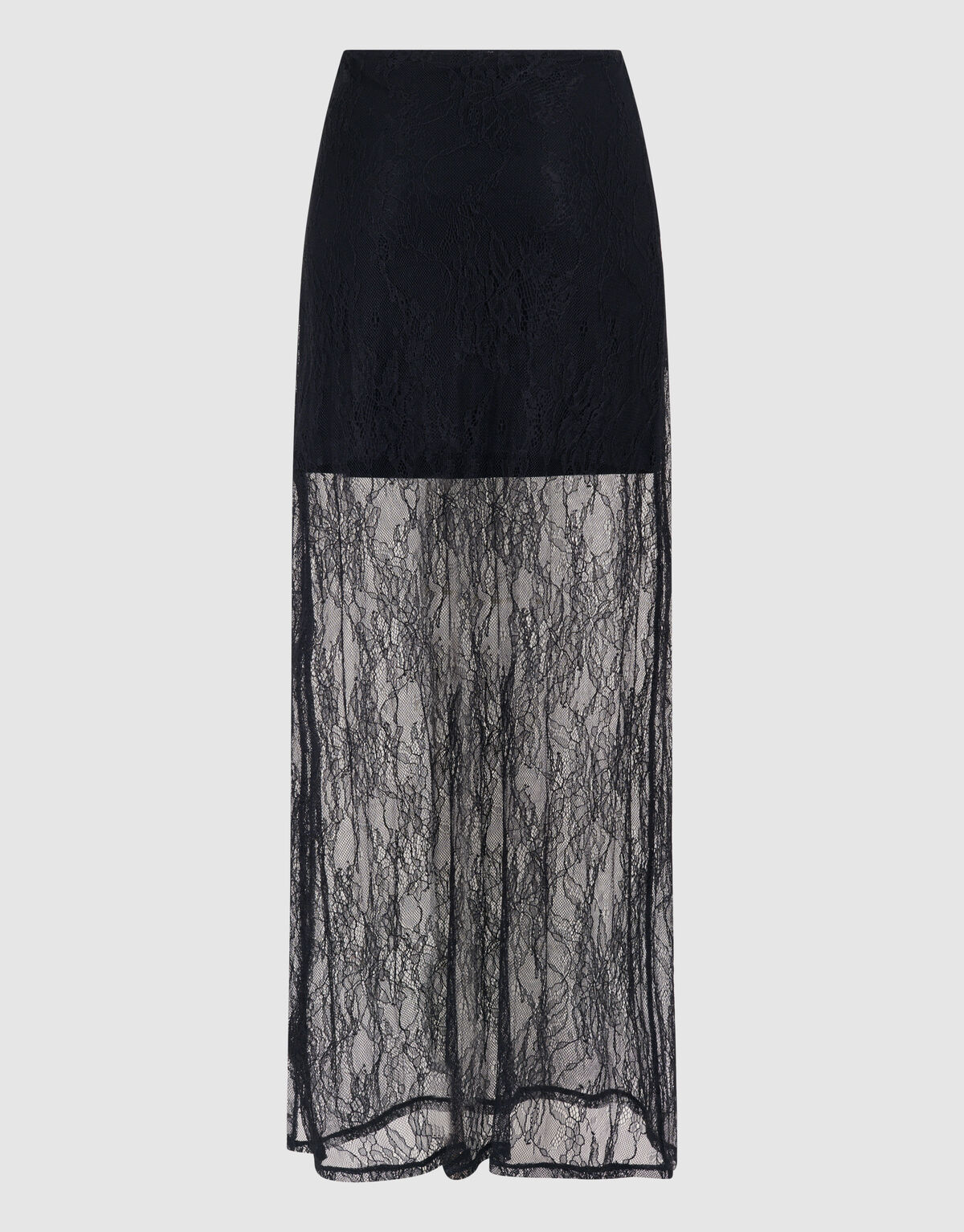 Kanten Maxi Rok Zwart SHOEBY WOMEN