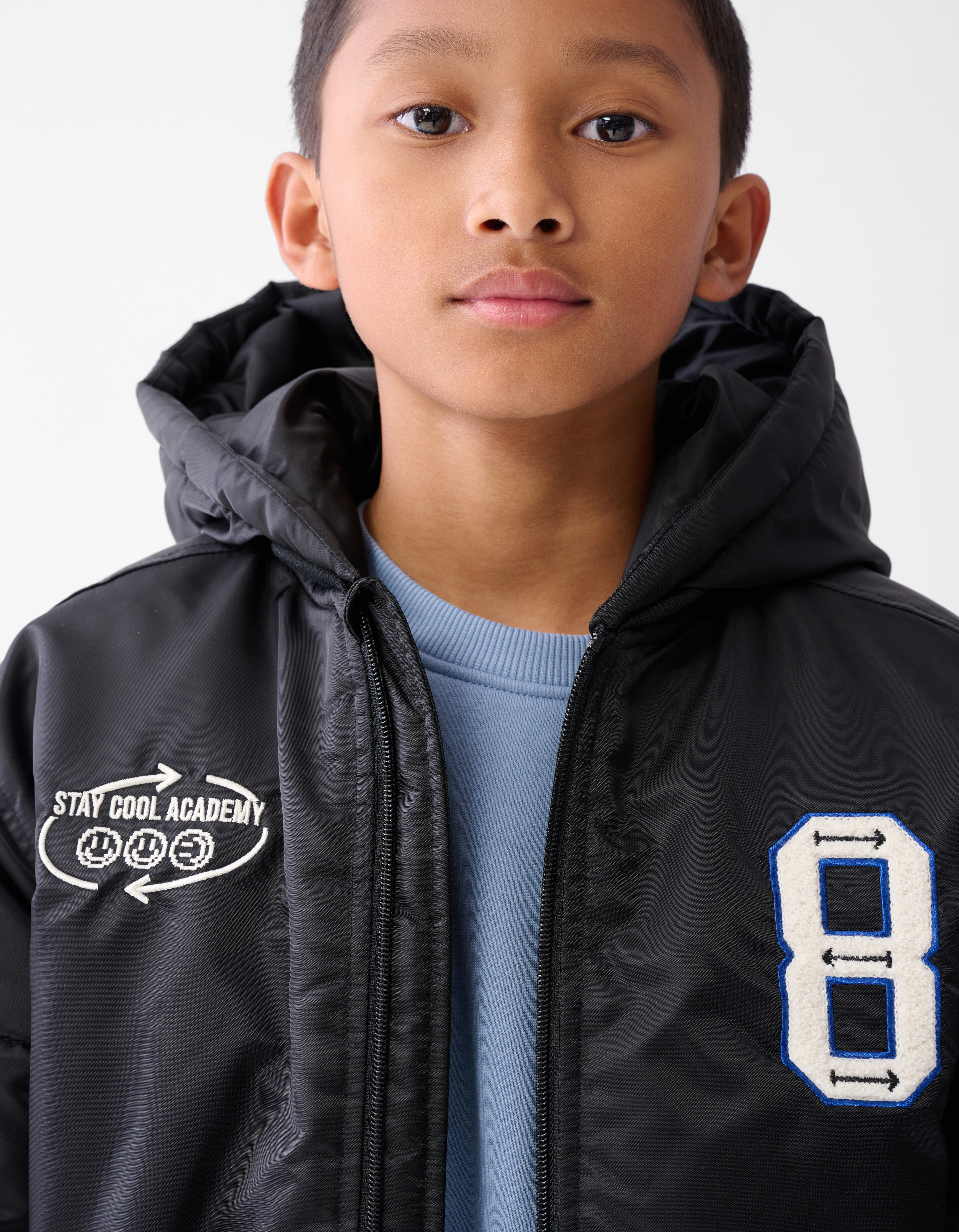 Varsity Jas Zwart SHOEBY BOYS
