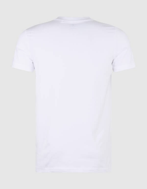 Basis T-shirt Wit SHOEBY MEN