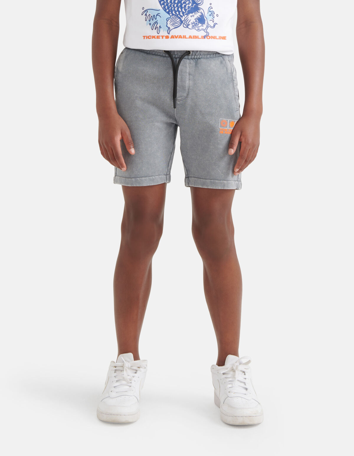 Printed Short Lichtgrijs SHOEBY BOYS