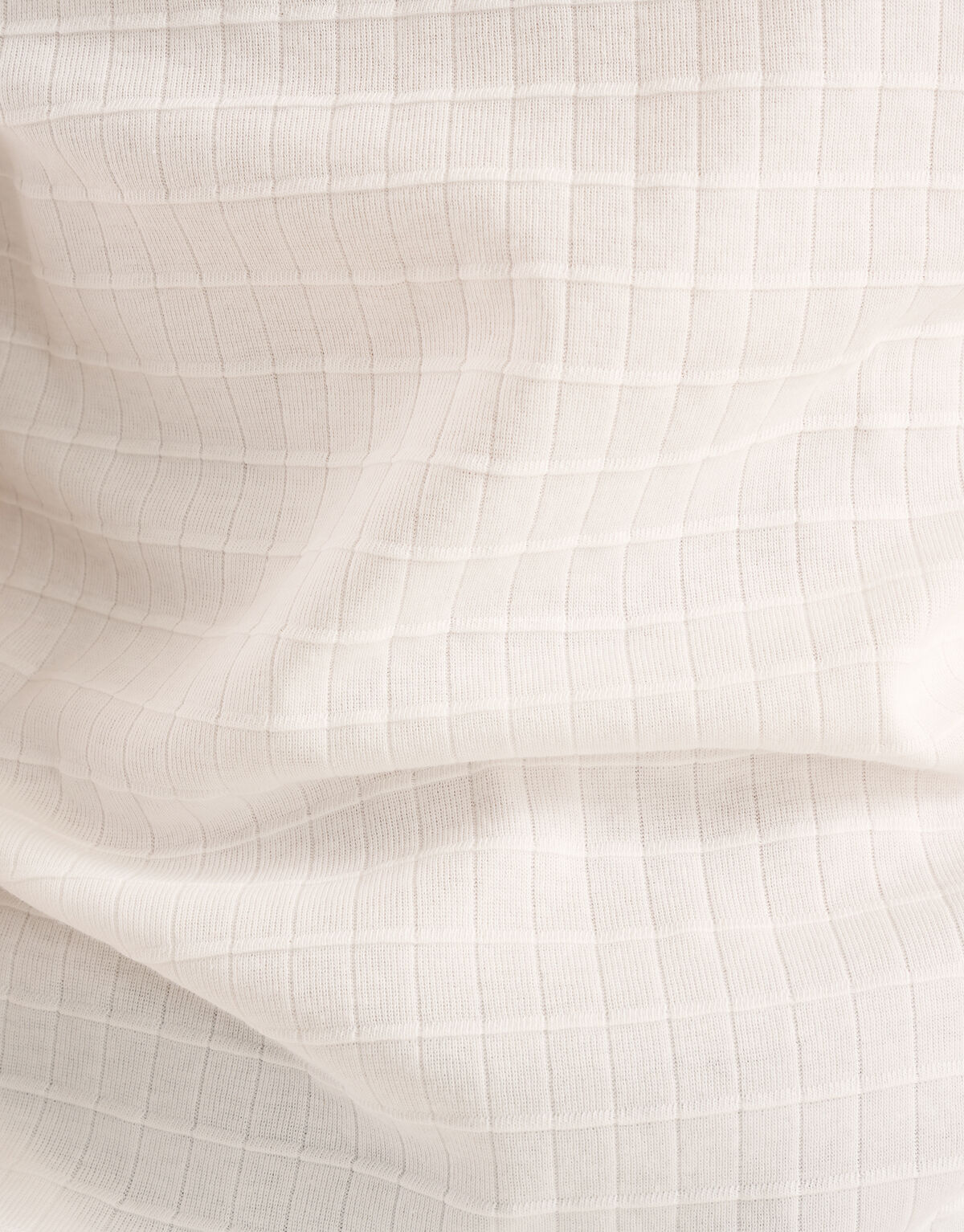 Structuur T-shirt Wit SHOEBY MEN