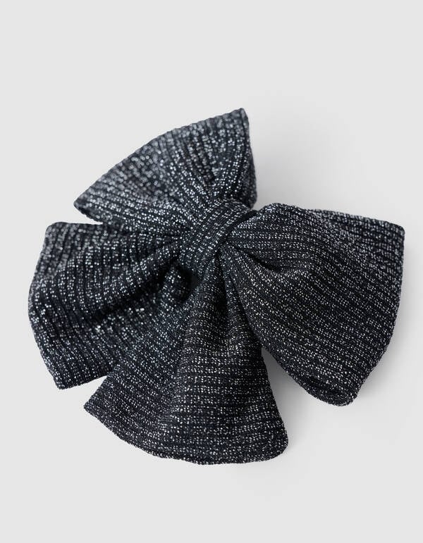 Glitter Strik Clip Zwart SHOEBY ACCESSOIRES