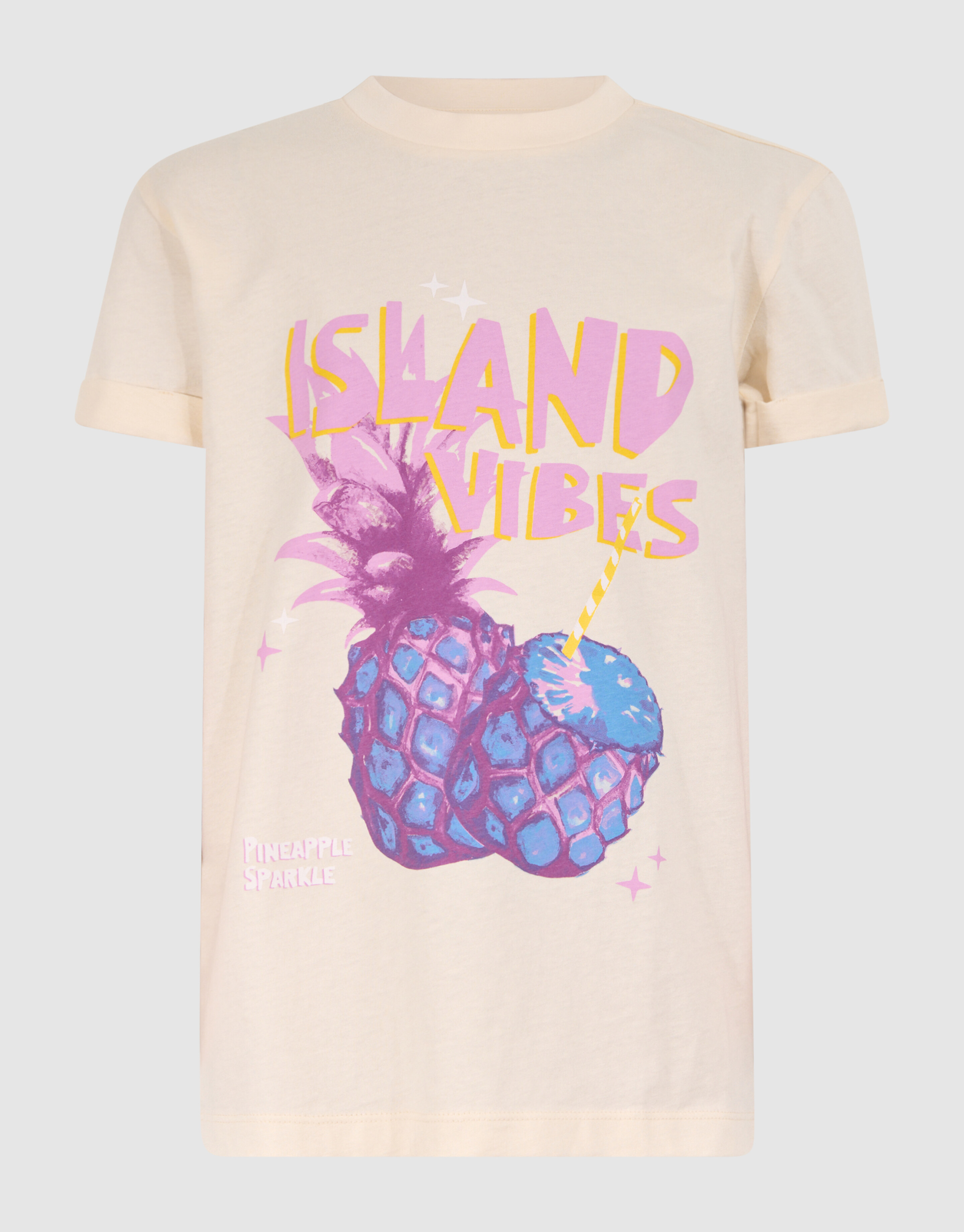 Artwork T-shirt Gebroken Wit SHOEBY GIRLS