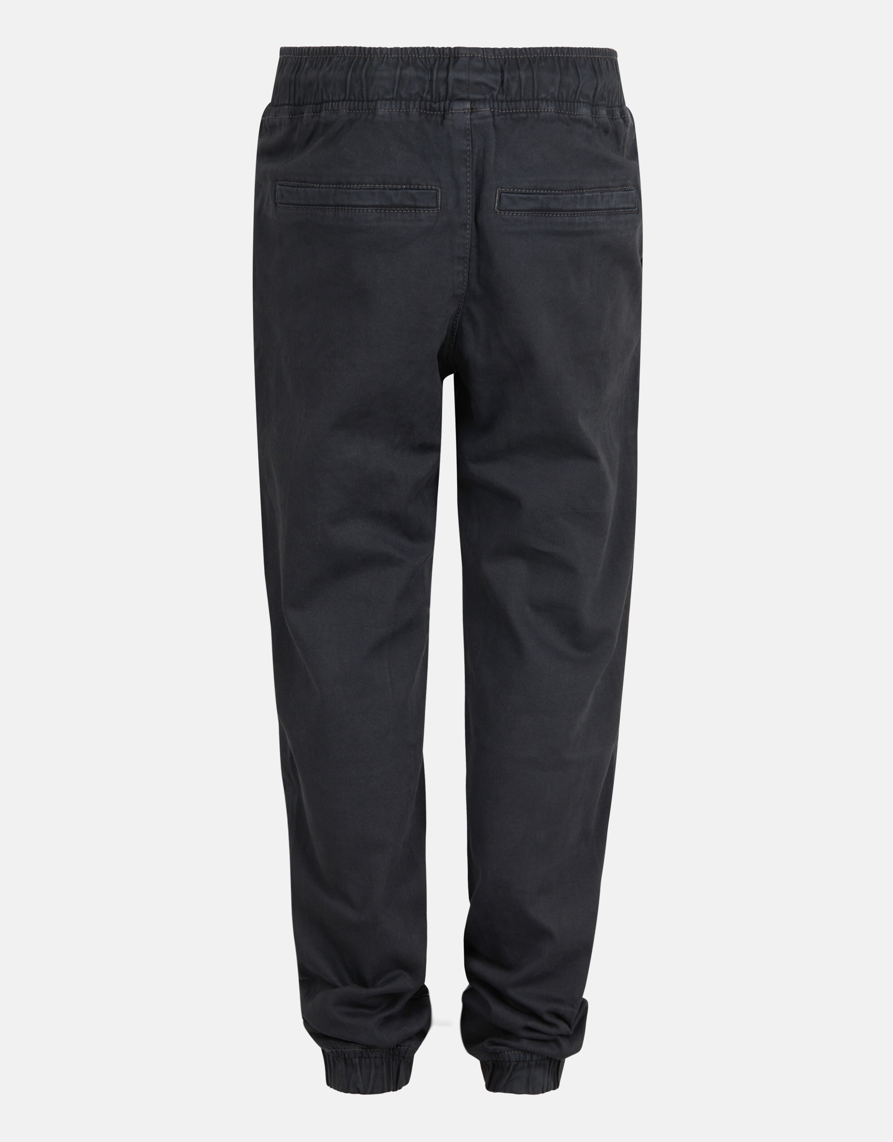 Loose Fit Twill Broek Donkergrijs SHOEBY BOYS