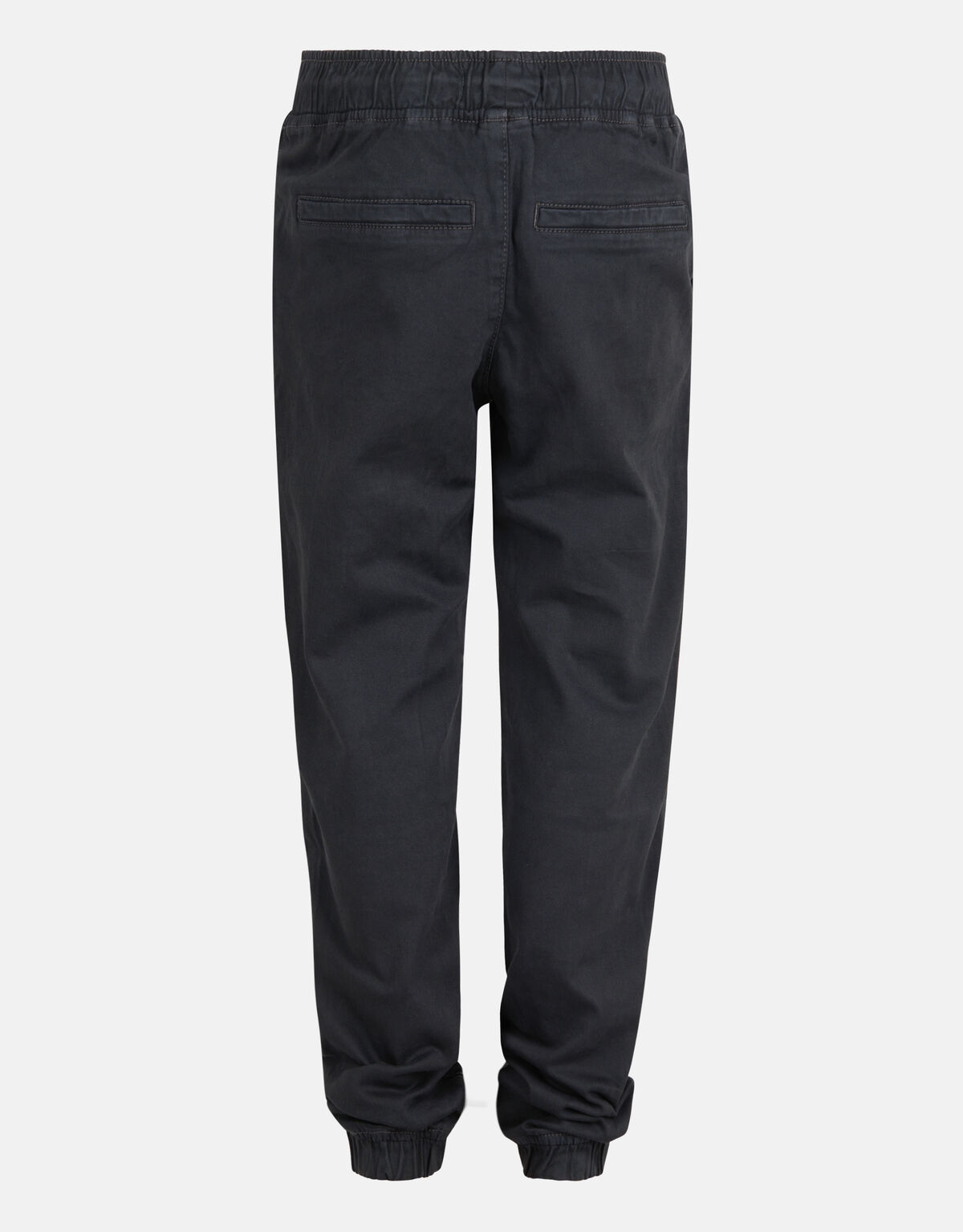 Loose Fit Twill Broek Donkergrijs SHOEBY BOYS