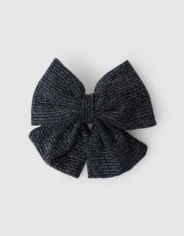 Glitter Strik Clip Zwart SHOEBY ACCESSOIRES