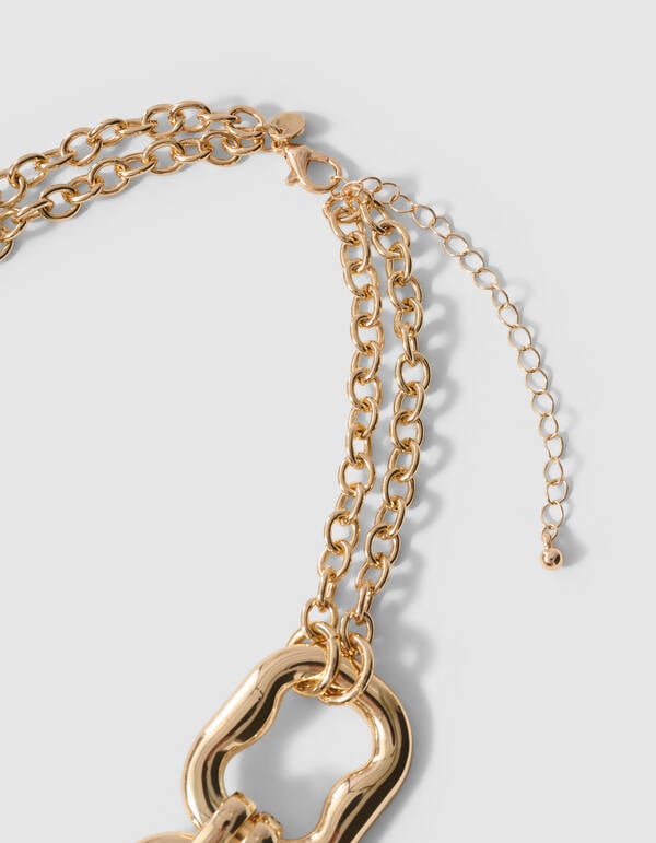 Square Ketting Goud SHOEBY ACCESSOIRES