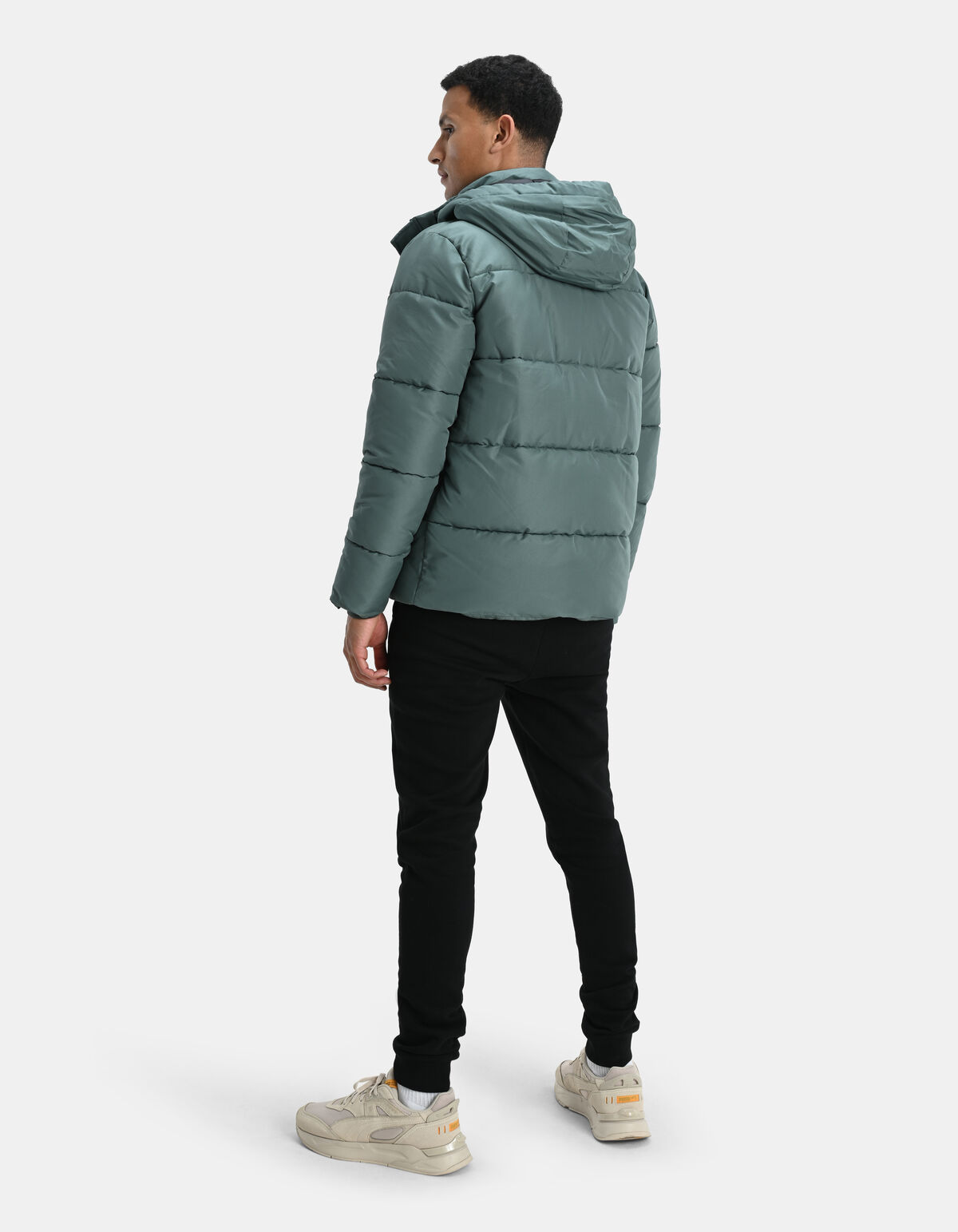 Uni Puffer Jas Groen SHOEBY MEN