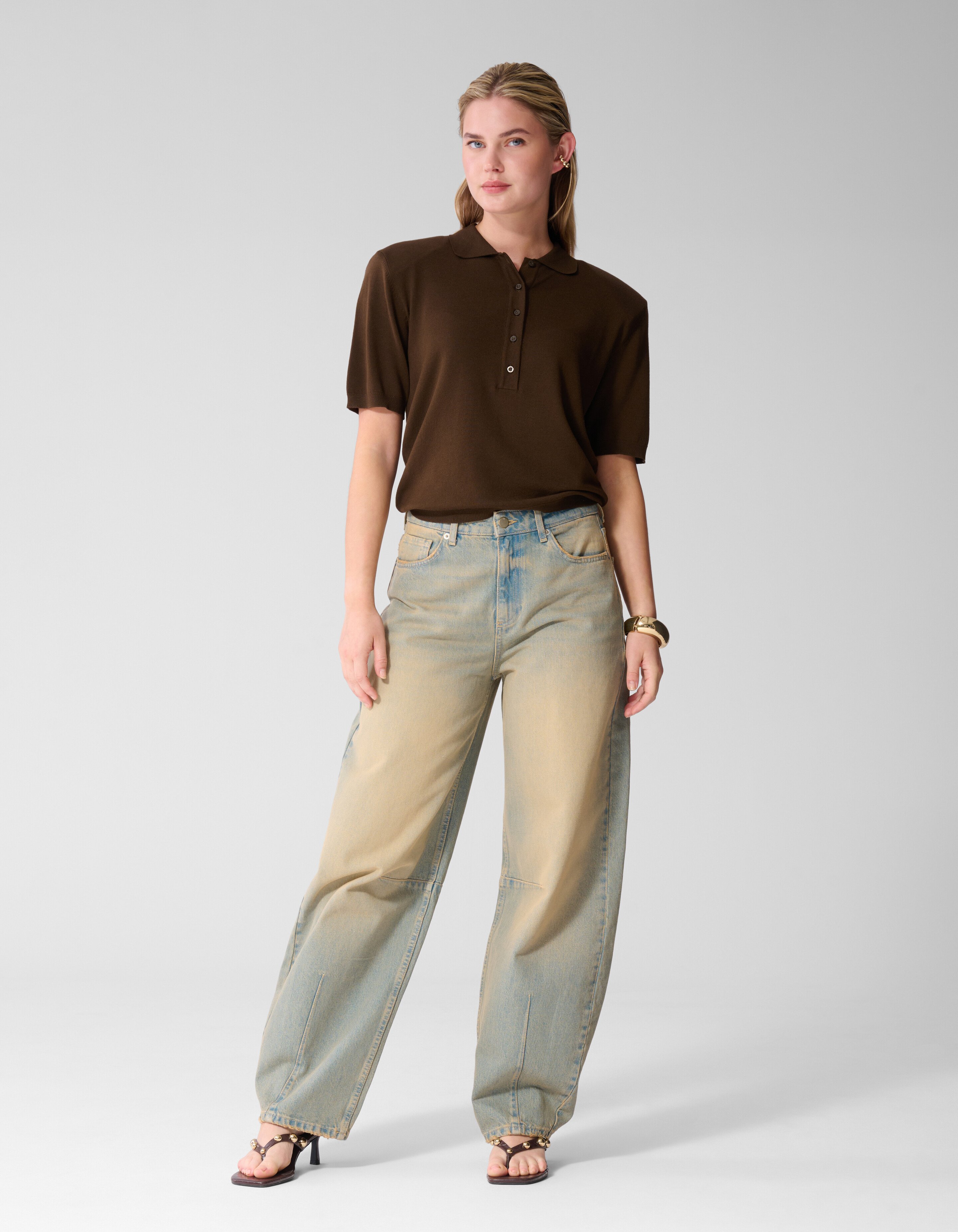 Baggy Fit Jeans Washed SHOEBY WOMEN