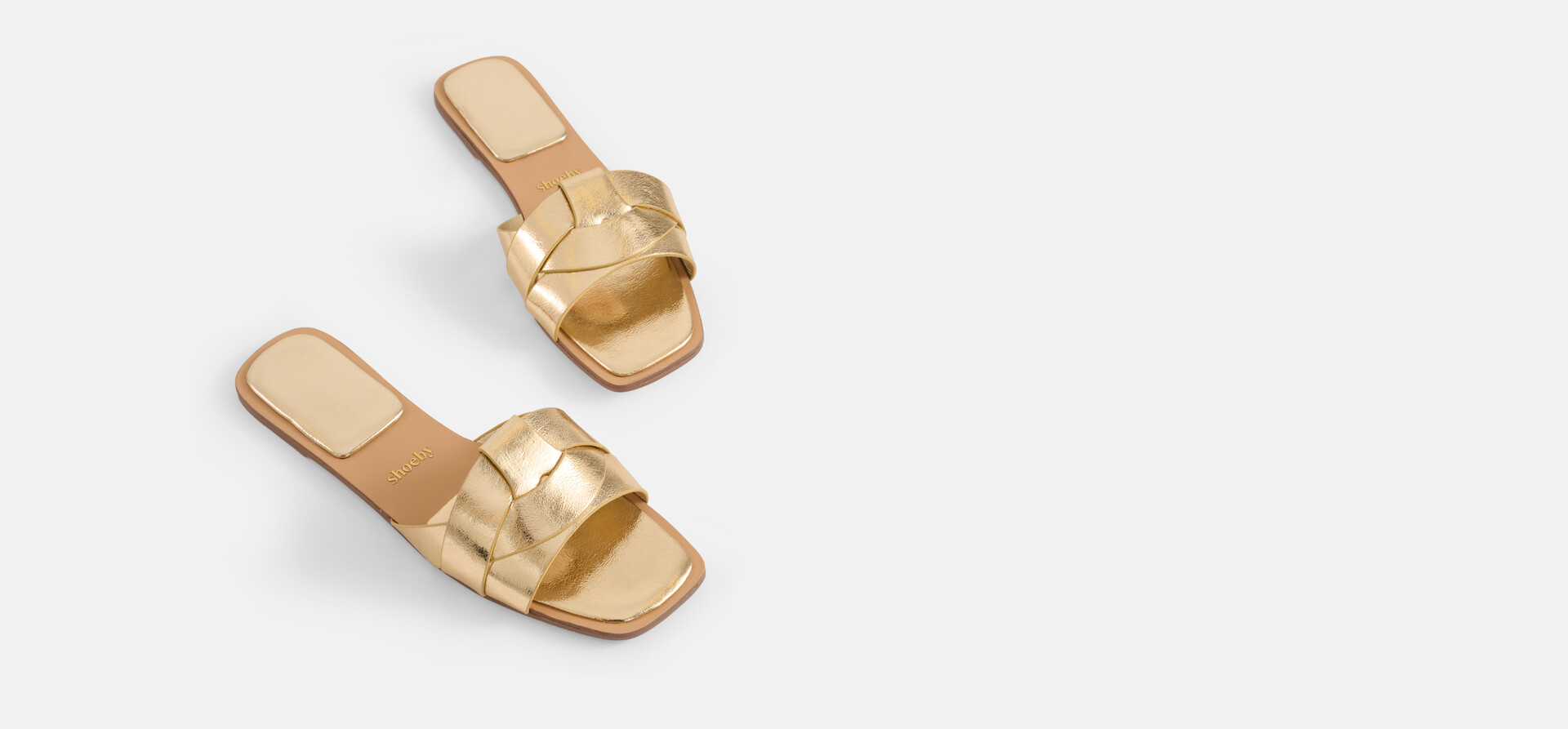 Metallic Sandalen Goud SHOEBY SHOES