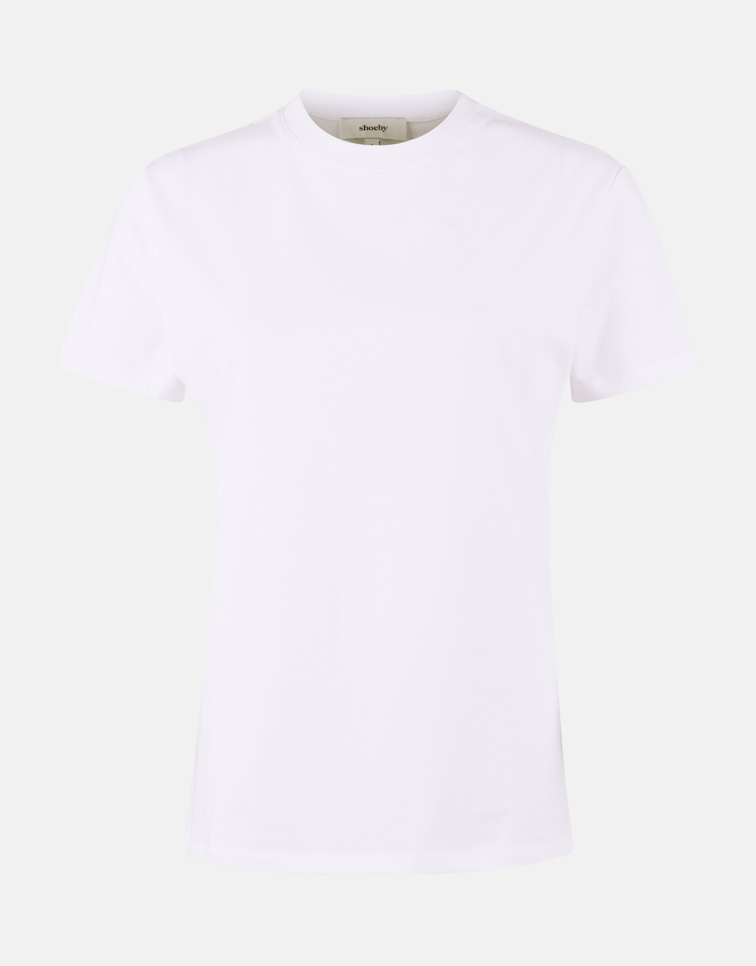 Basis T-shirt Wit SHOEBY WOMEN