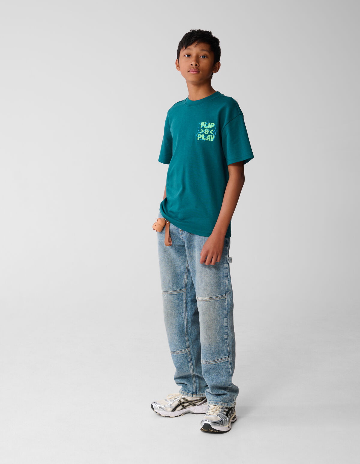 Play Artwork T-shirt Donkergroen SHOEBY BOYS