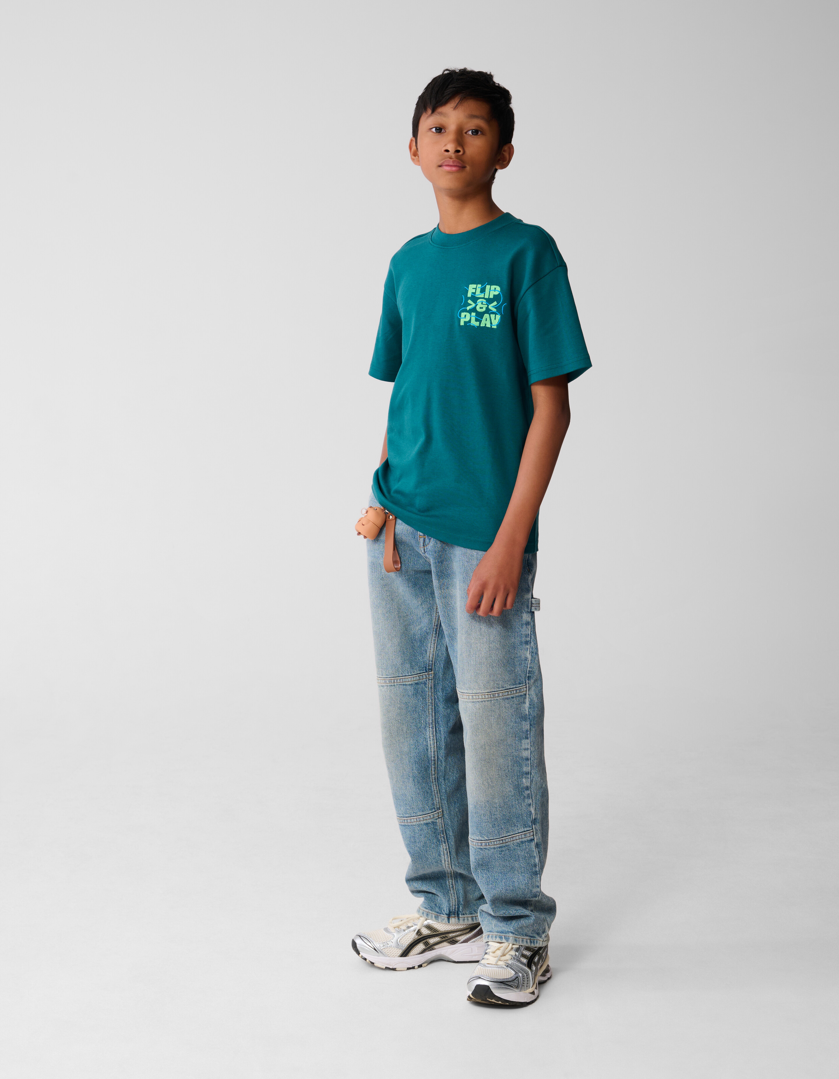 Play Artwork T-shirt Donkergroen SHOEBY BOYS