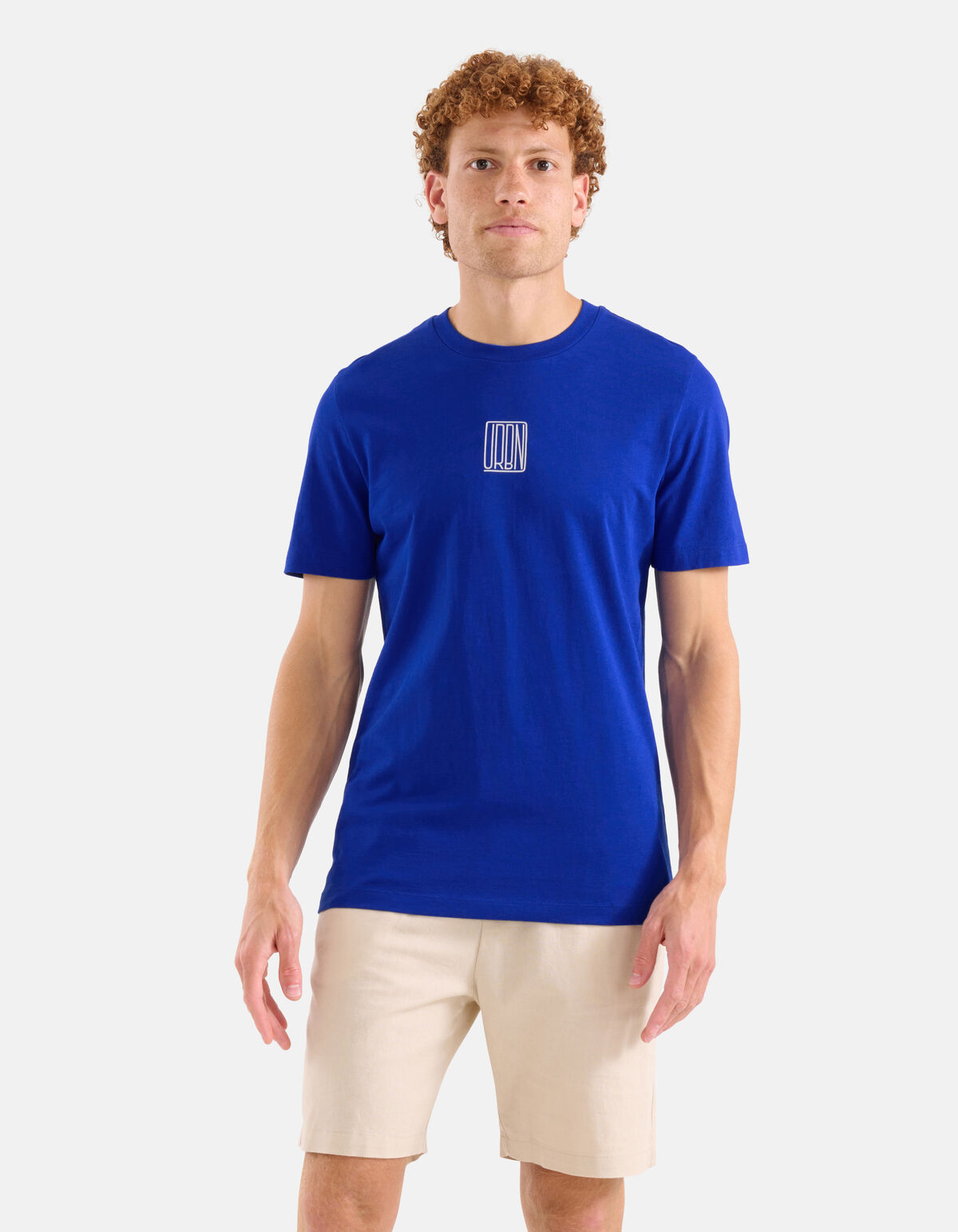 Artwork T-shirt Blauw SHOEBY MEN