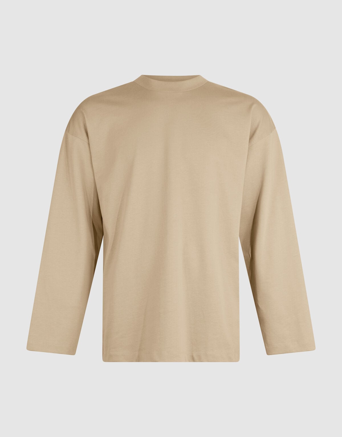 Basis Relaxed Fit Longsleeve Groen SHOEBY MEN