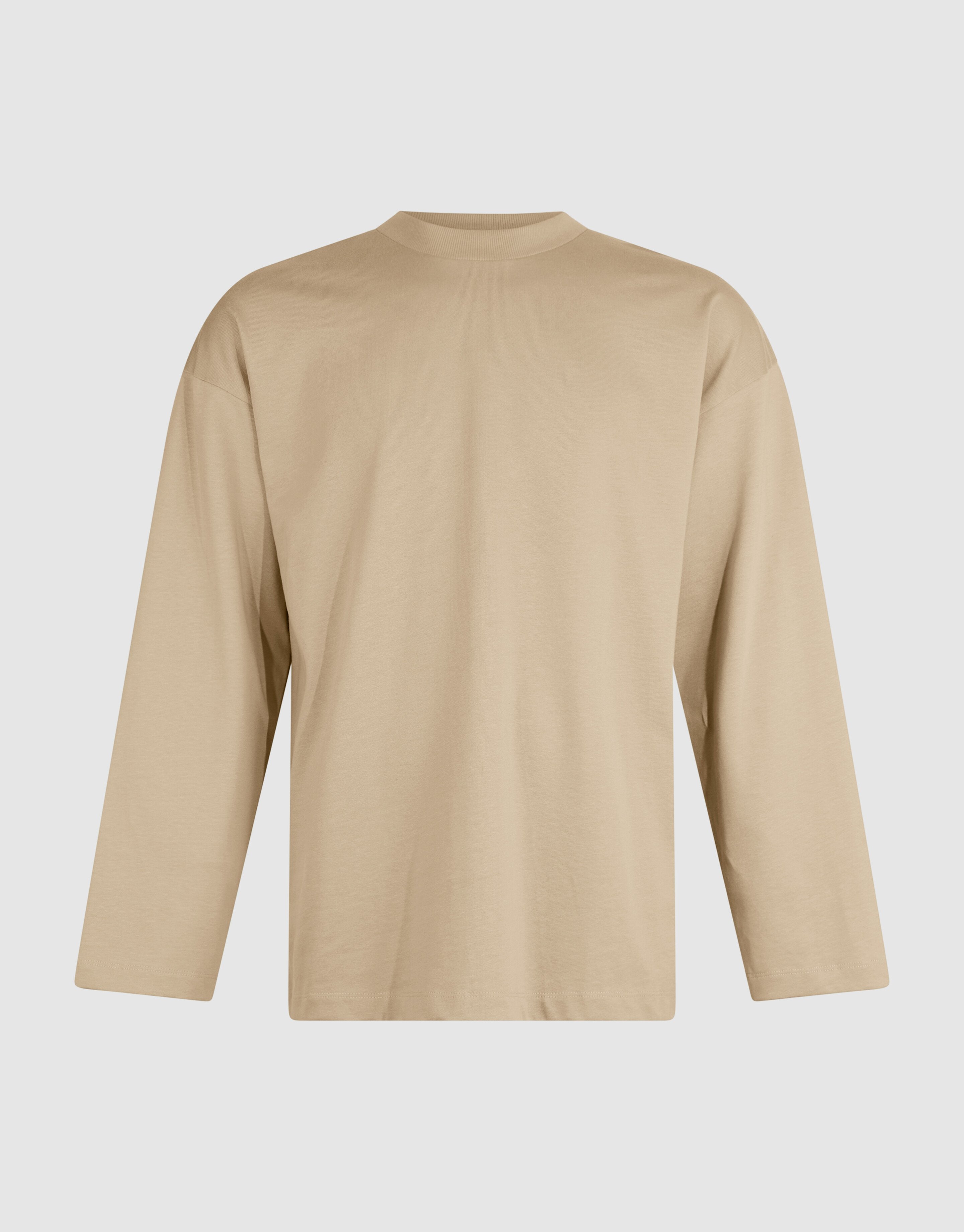 Basis Relaxed Fit Longsleeve Groen SHOEBY MEN