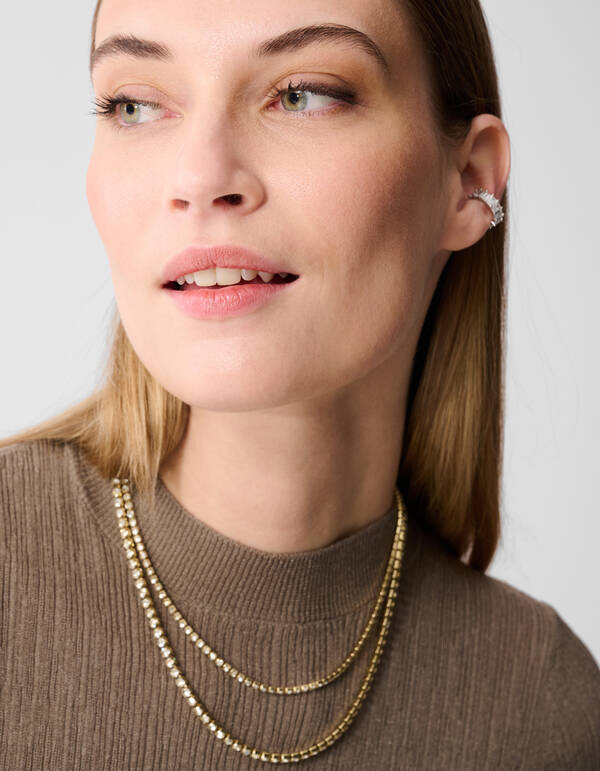 Structuur Top Khaki SHOEBY WOMEN