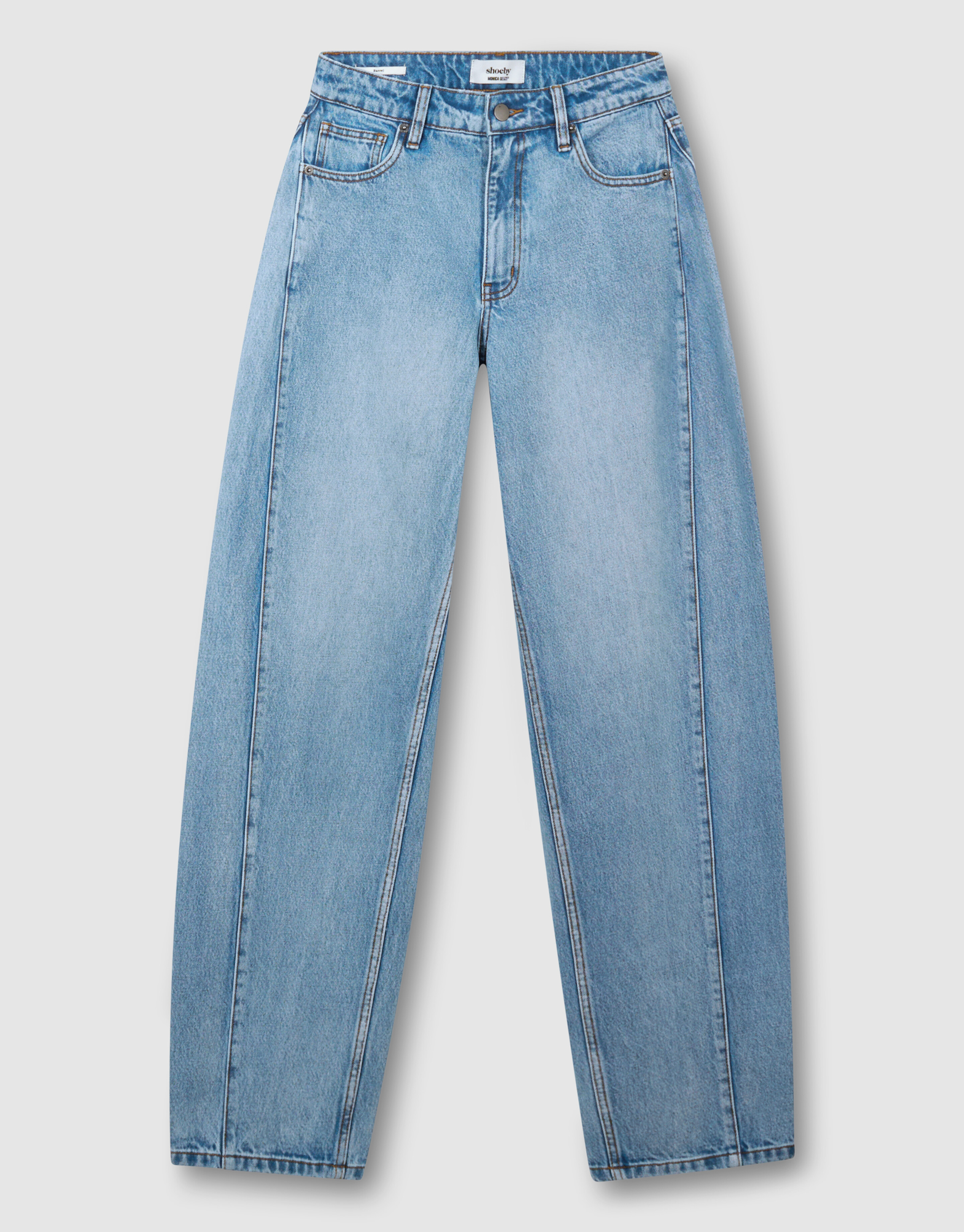 Barrel Fit Jeans Mediumstone By Monica SHOEBY WOMEN