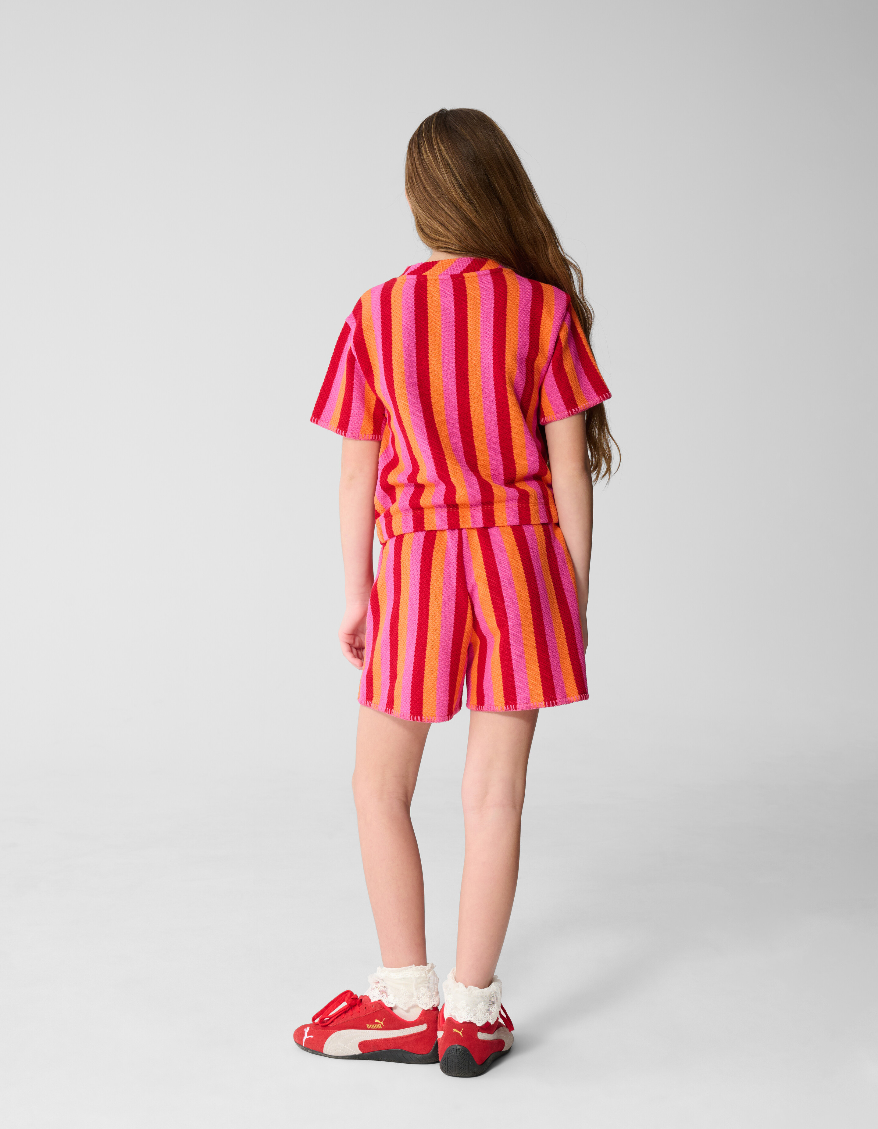 Striped Top Rood/Roze SHOEBY GIRLS