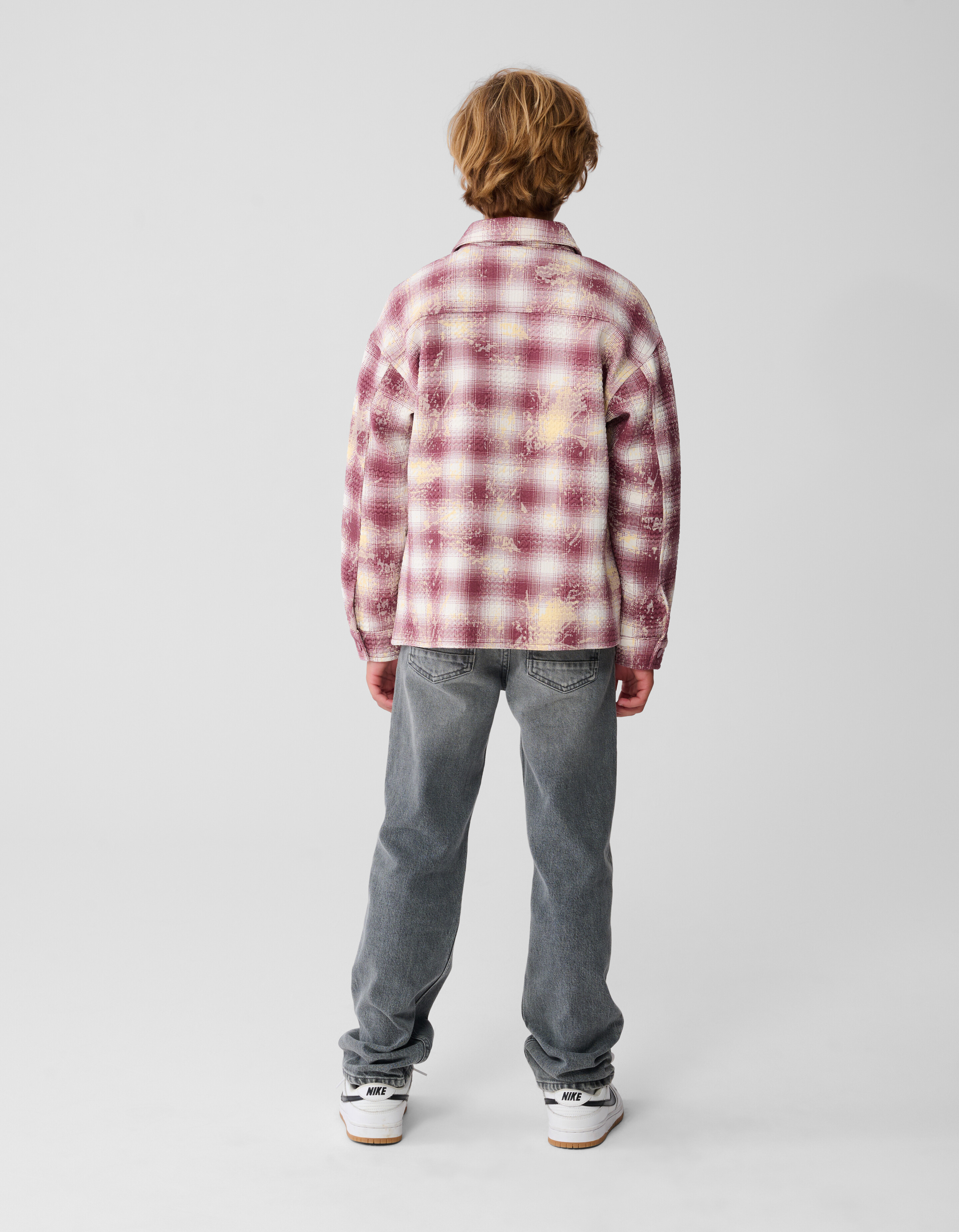 Spetter Ruiten Overshirt Lichtroze SHOEBY BOYS