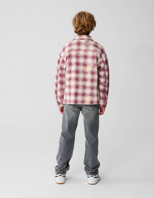 Spetter Ruiten Overshirt Lichtroze SHOEBY BOYS