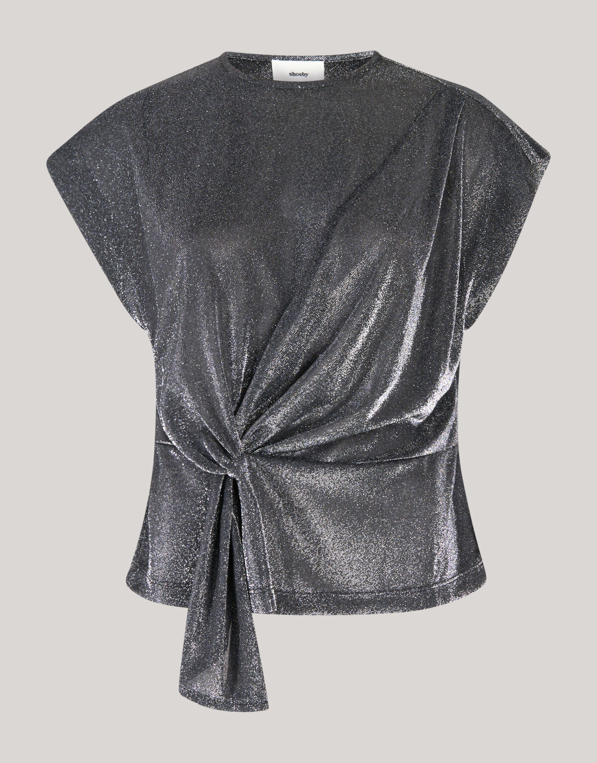 Glitter Waterval Top Grijs SHOEBY WOMEN