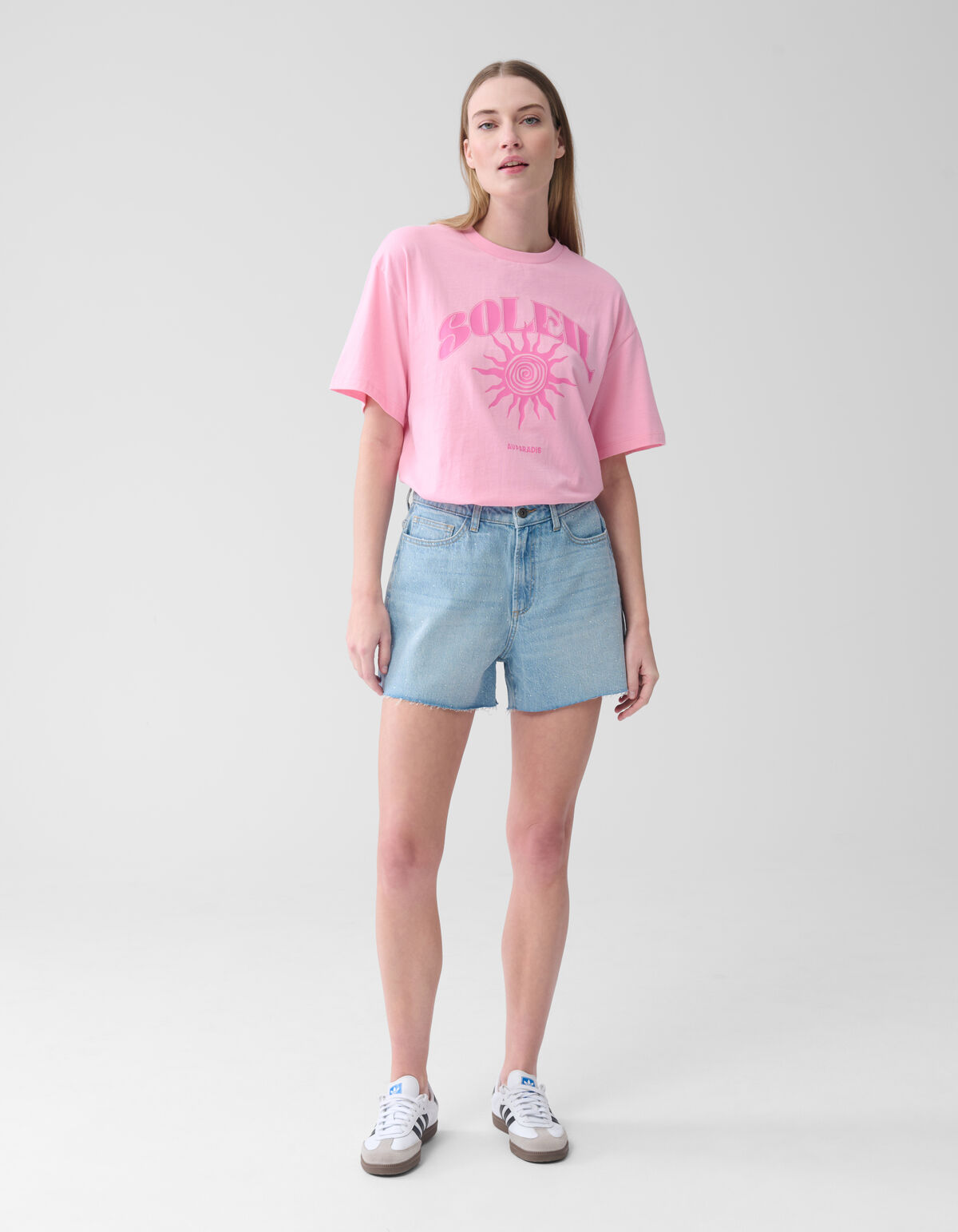 Strass Denim Short Bleached SHOEBY WOMEN