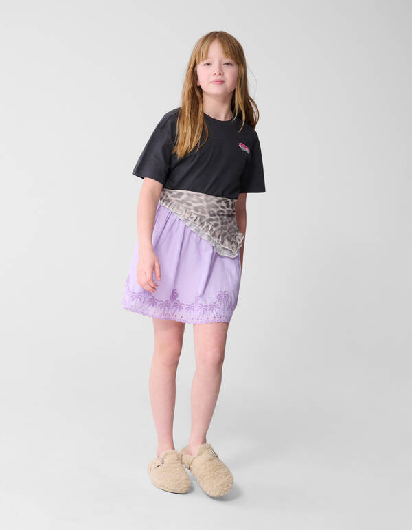 Tropez Artwork T-Shirt Donkergrijs SHOEBY GIRLS