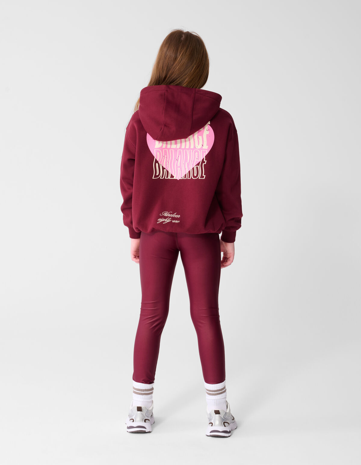 Shiny Legging Donkerrood SHOEBY GIRLS