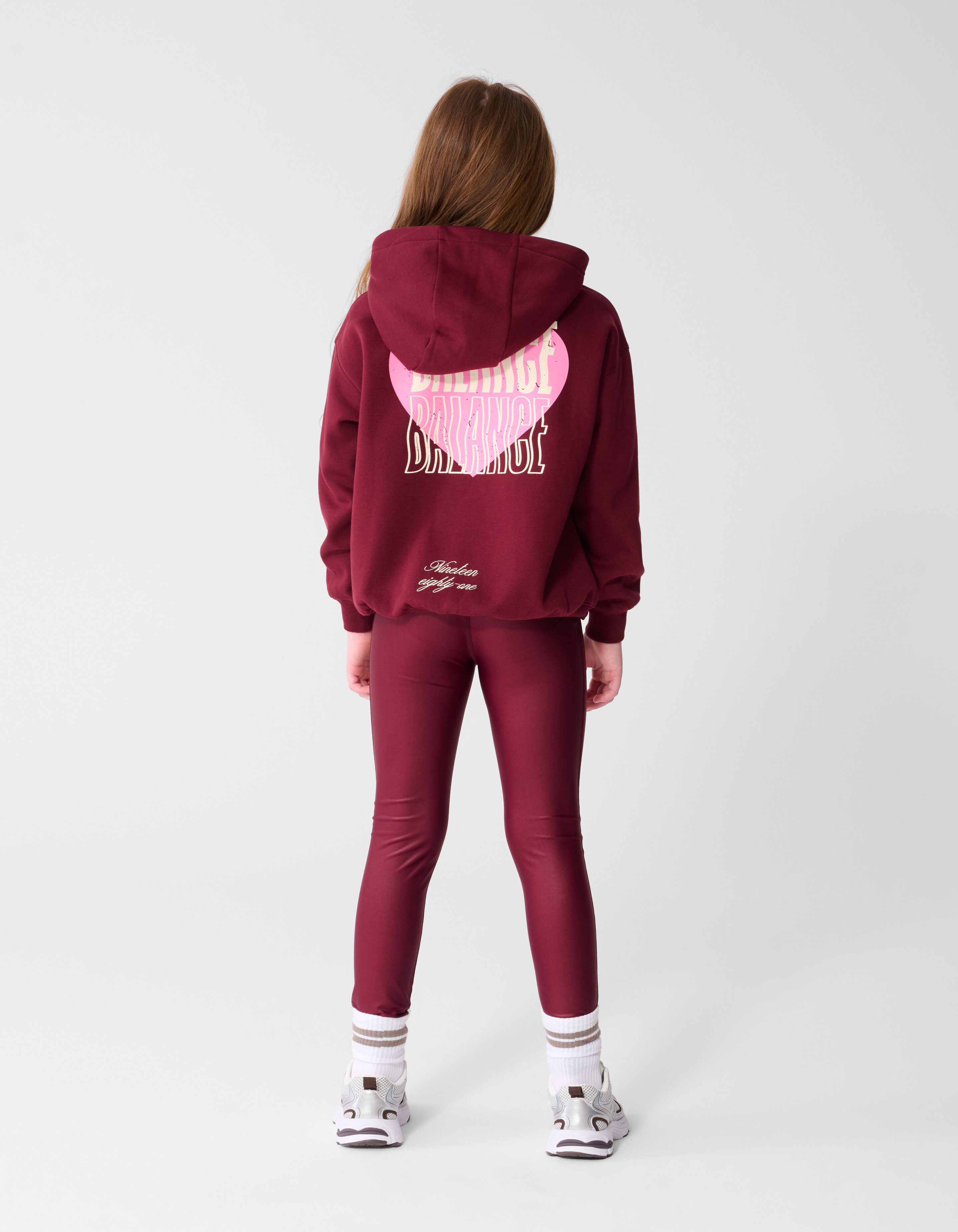 Shiny Legging Donkerrood SHOEBY GIRLS