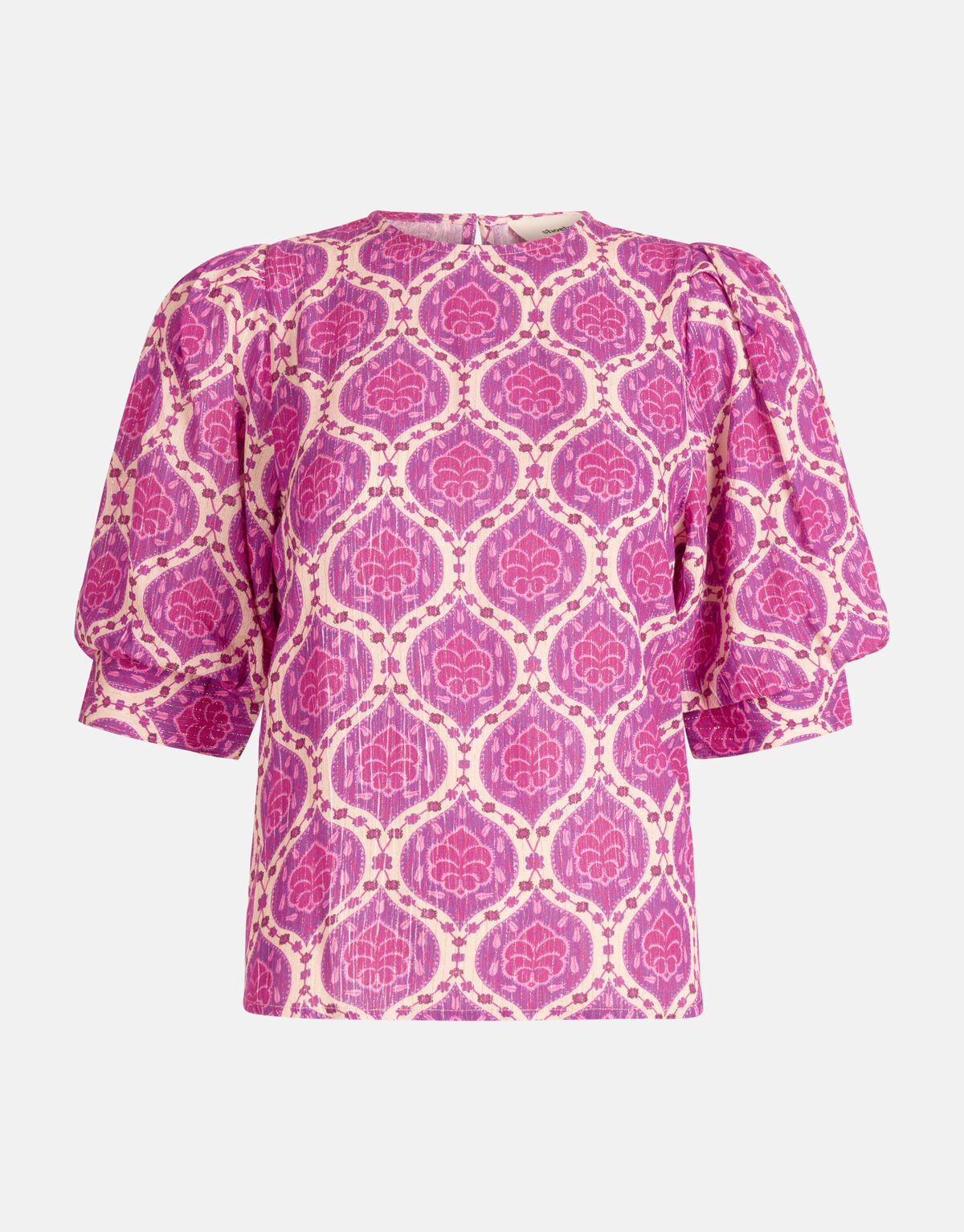 Grafische Lurex Top Paars SHOEBY WOMEN