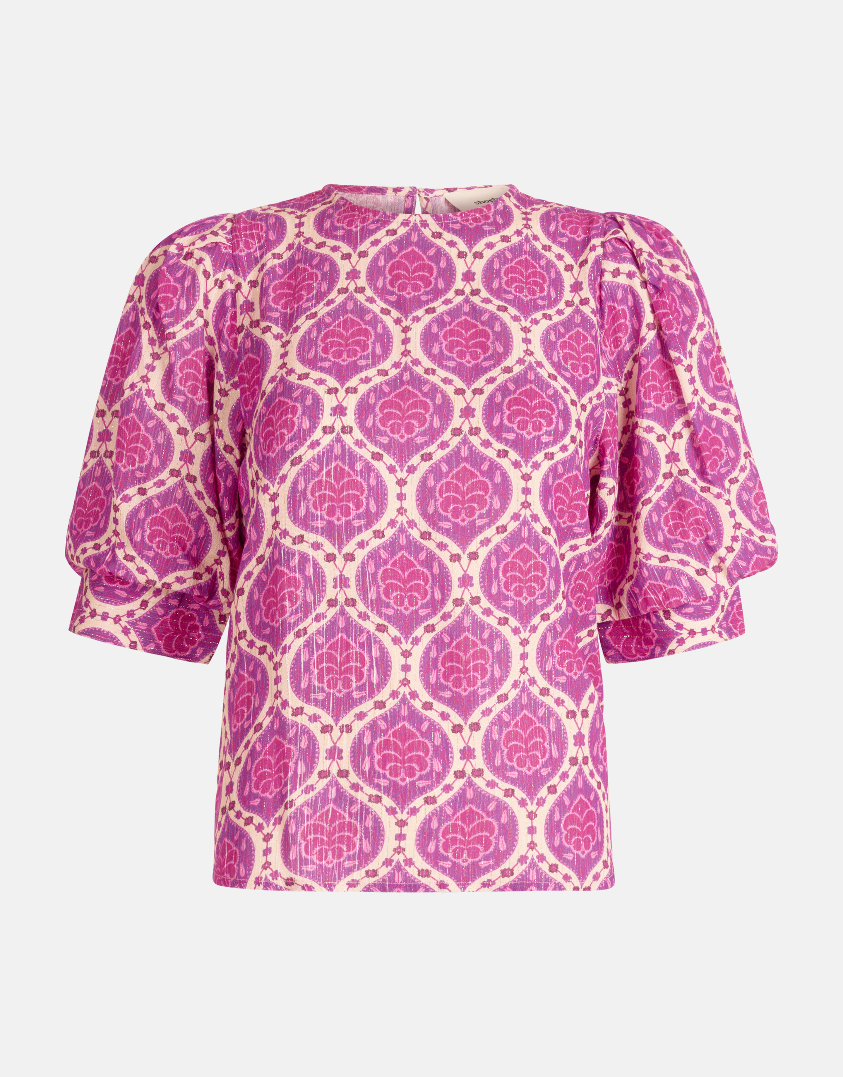 Grafische Lurex Top Paars SHOEBY WOMEN