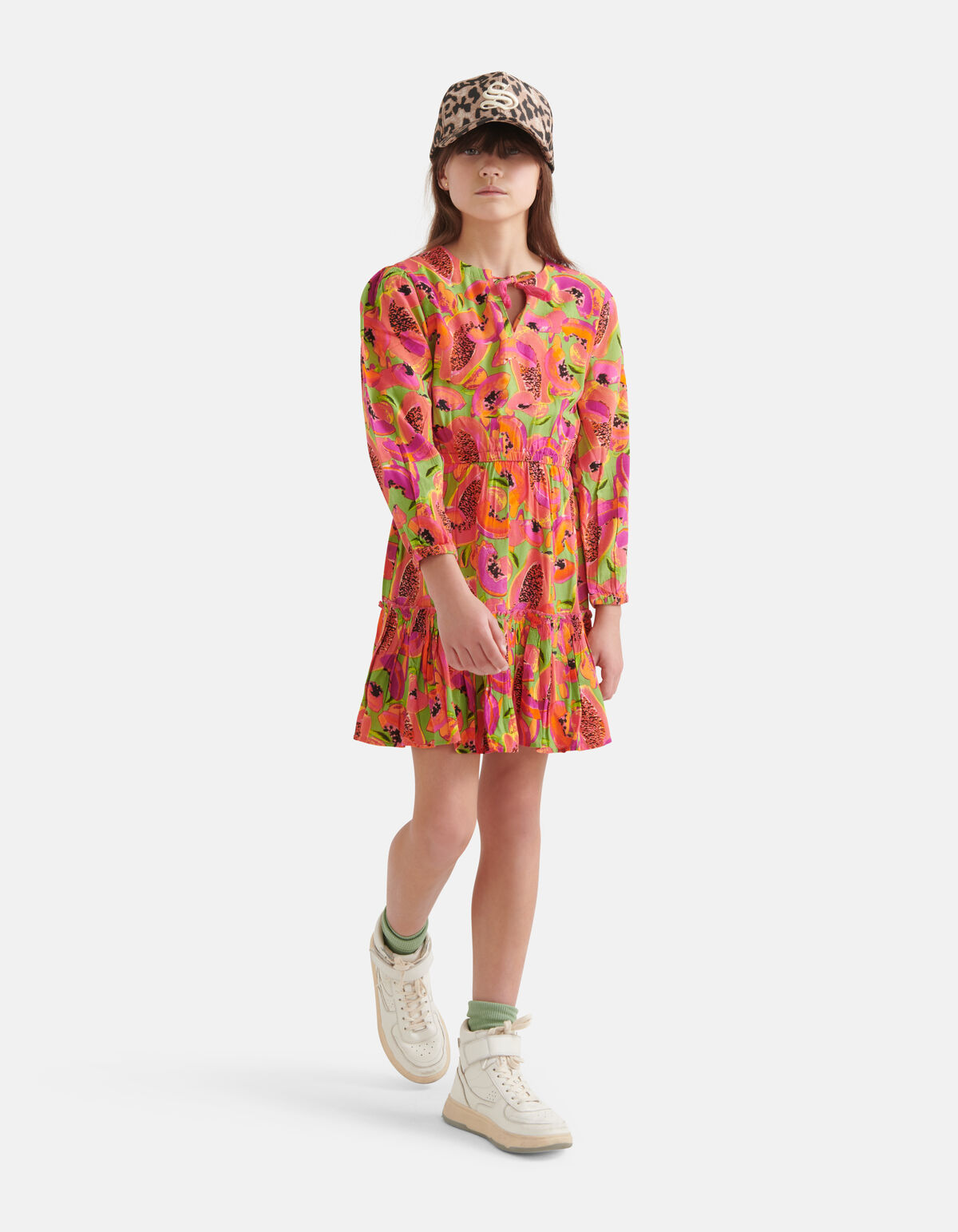 Fruit Jurk Groen SHOEBY GIRLS